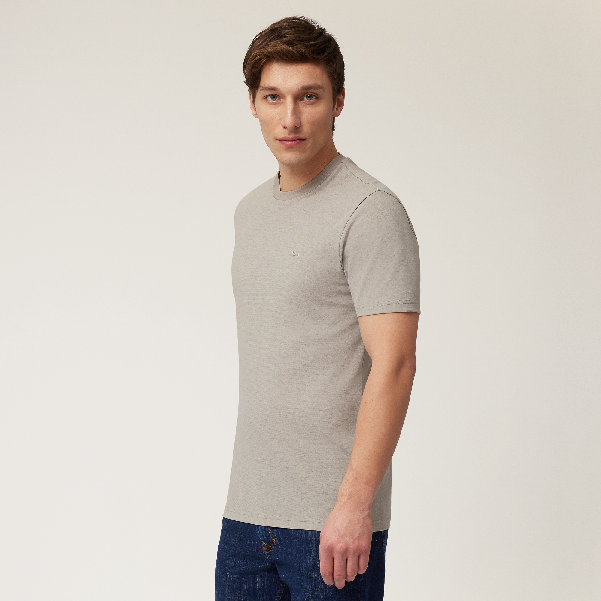 Crepe jersey T-shirt