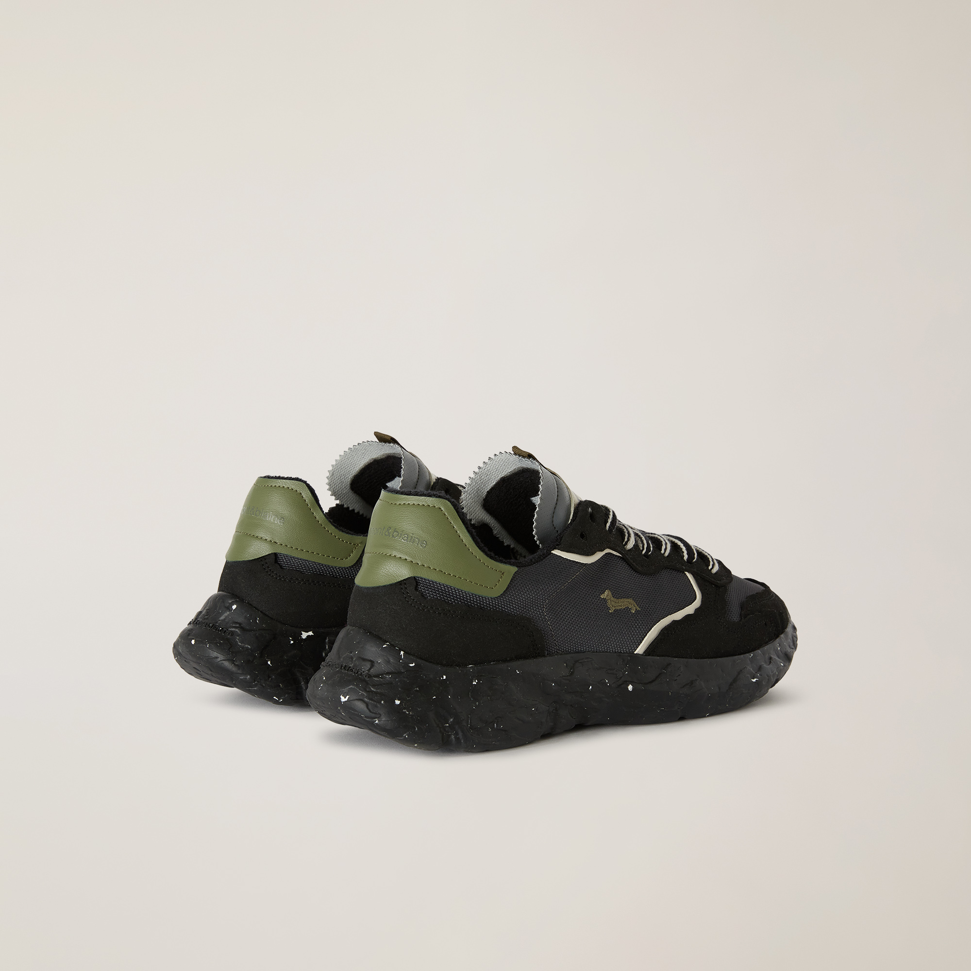 Sneaker Sostenibili Eco Rock, Nero/Grigio, large image number 2