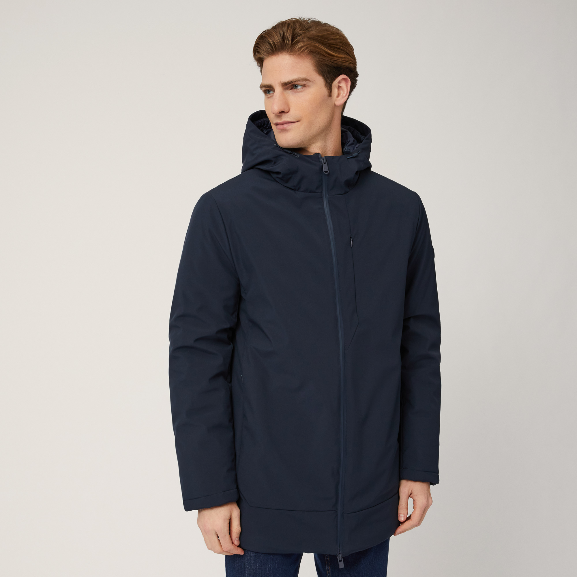 Giubbotto In Softshell, Blu, large image number 0