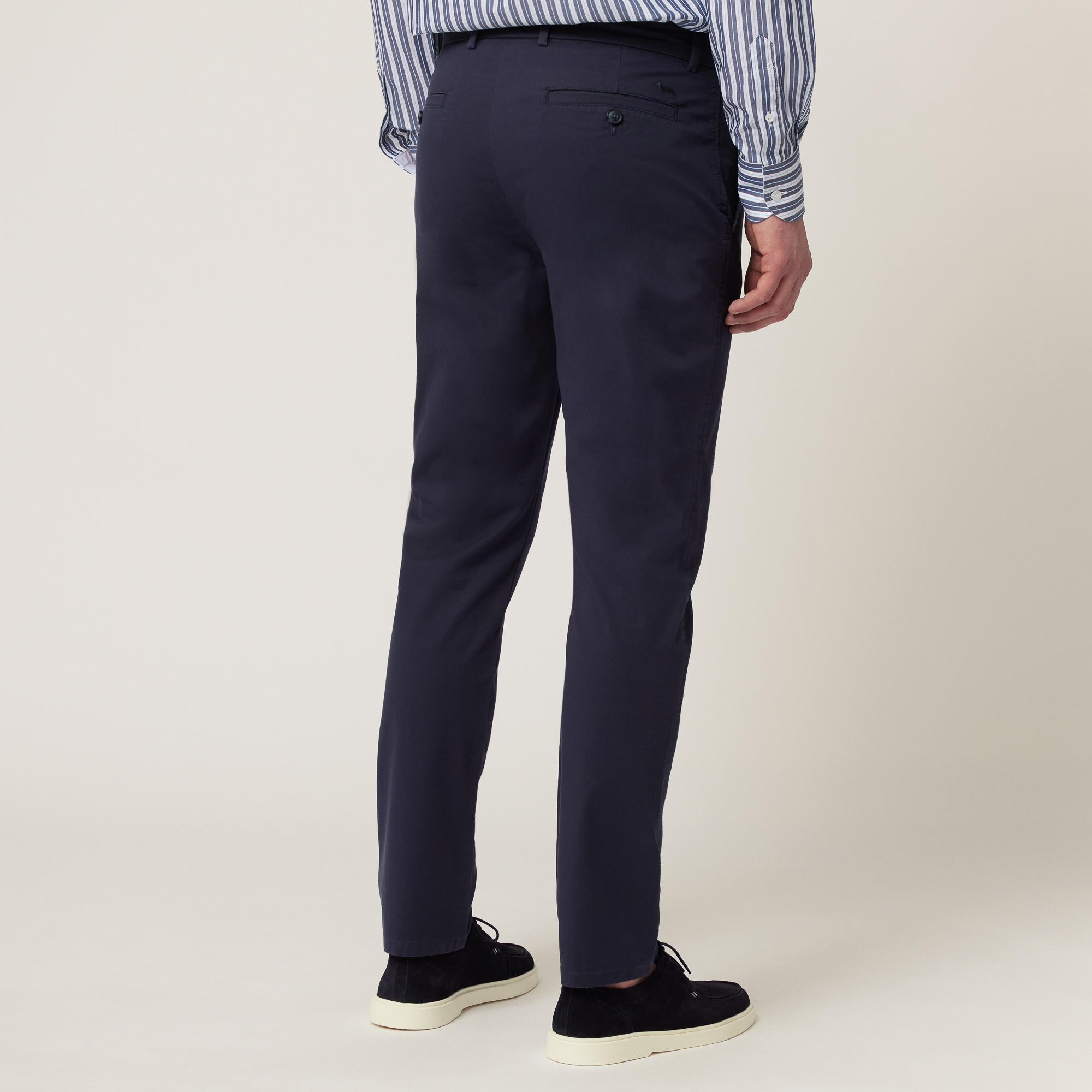 Pantaloni Chino Narrow Fit, Blu Navy, large image number 1