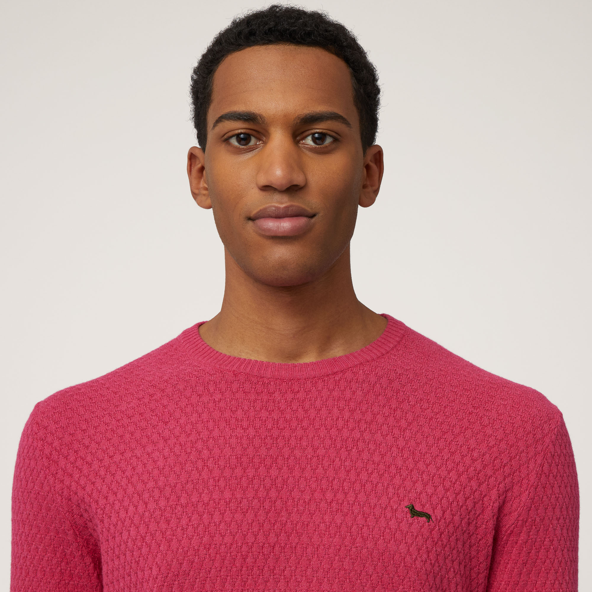 Pullover with Dachshund Embroidery, Melange Pink, large image number 2