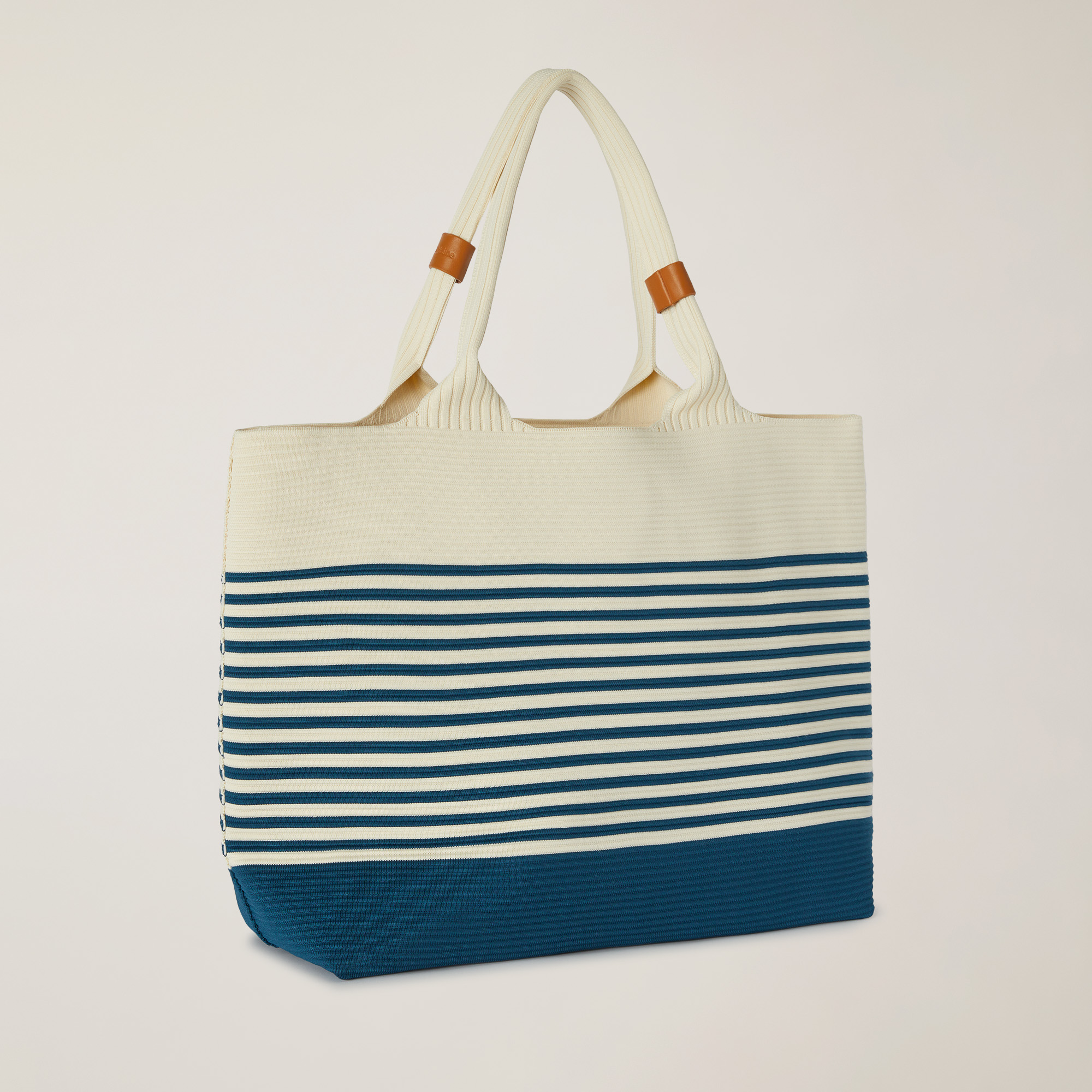 Bolso shopper Positano, Beige/Azul, large image number 1