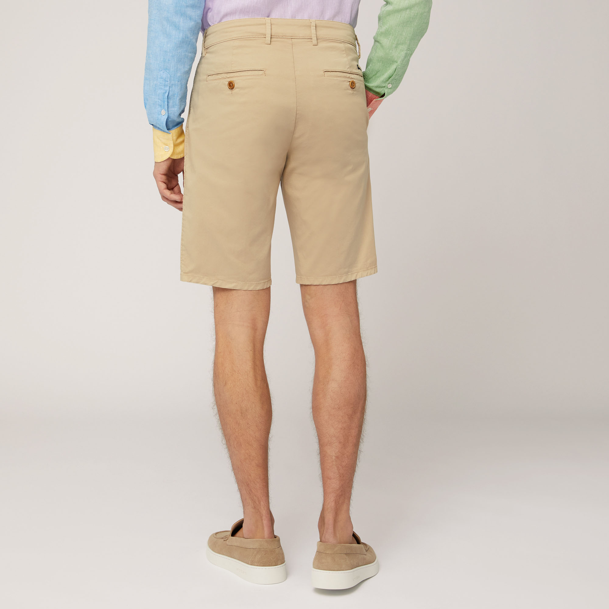 Regular Fit Bermuda Shorts, Beige, large image number 1