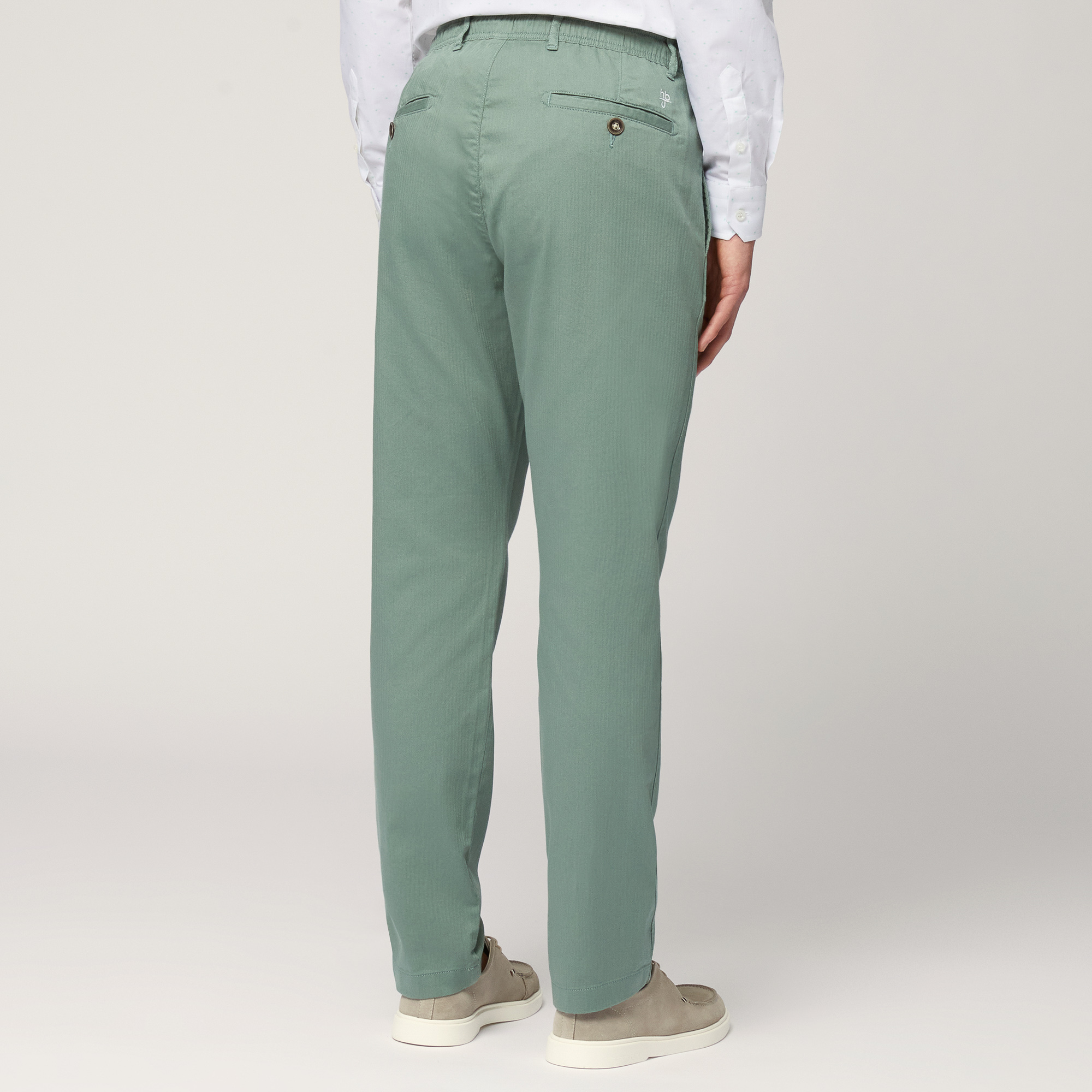 Pantaloni Chino Con Coulisse