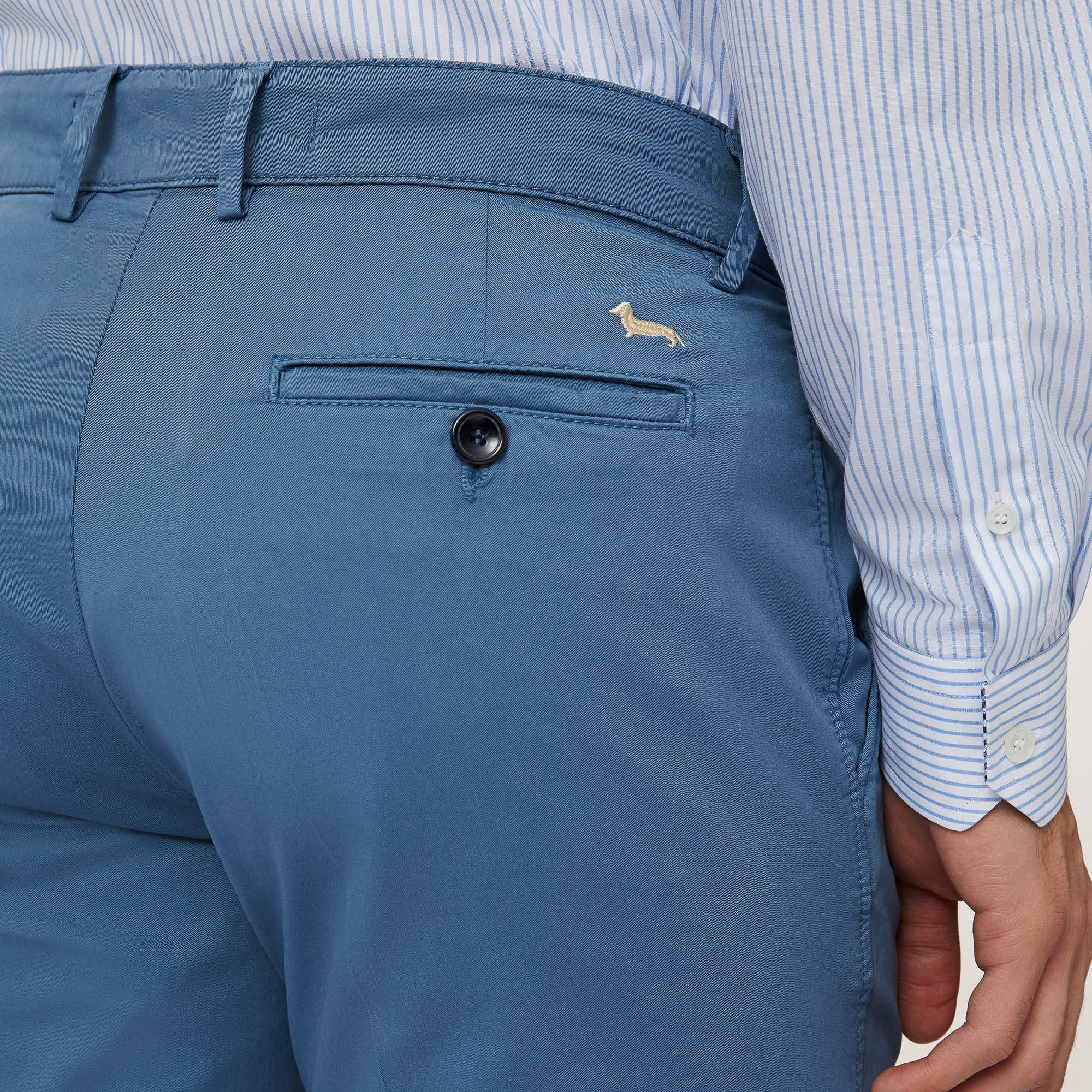 Regular Fit Bermuda Shorts, Blue, large image number 2