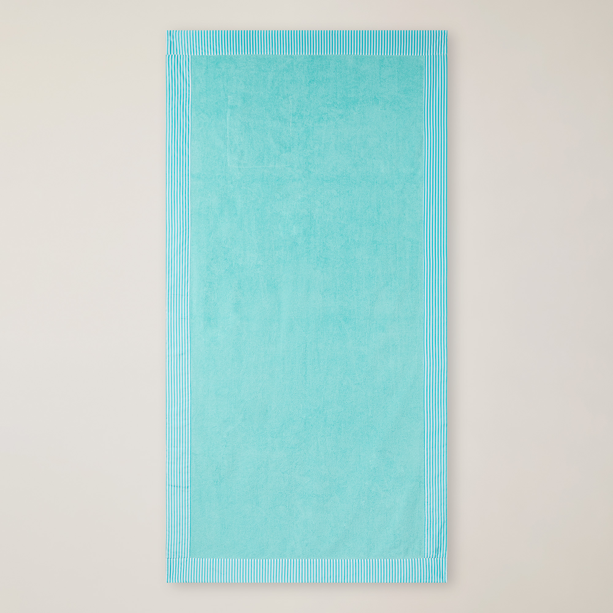 Sorbet Beach Towel with Pocket, Turquoise, large image number 1