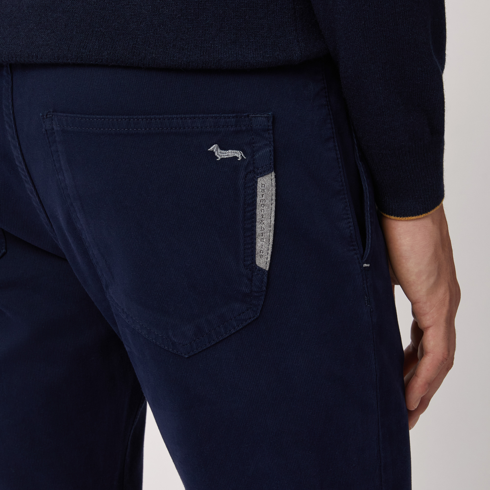 Pantaloni Narrow Fit Colorfive, Blu, large image number 2