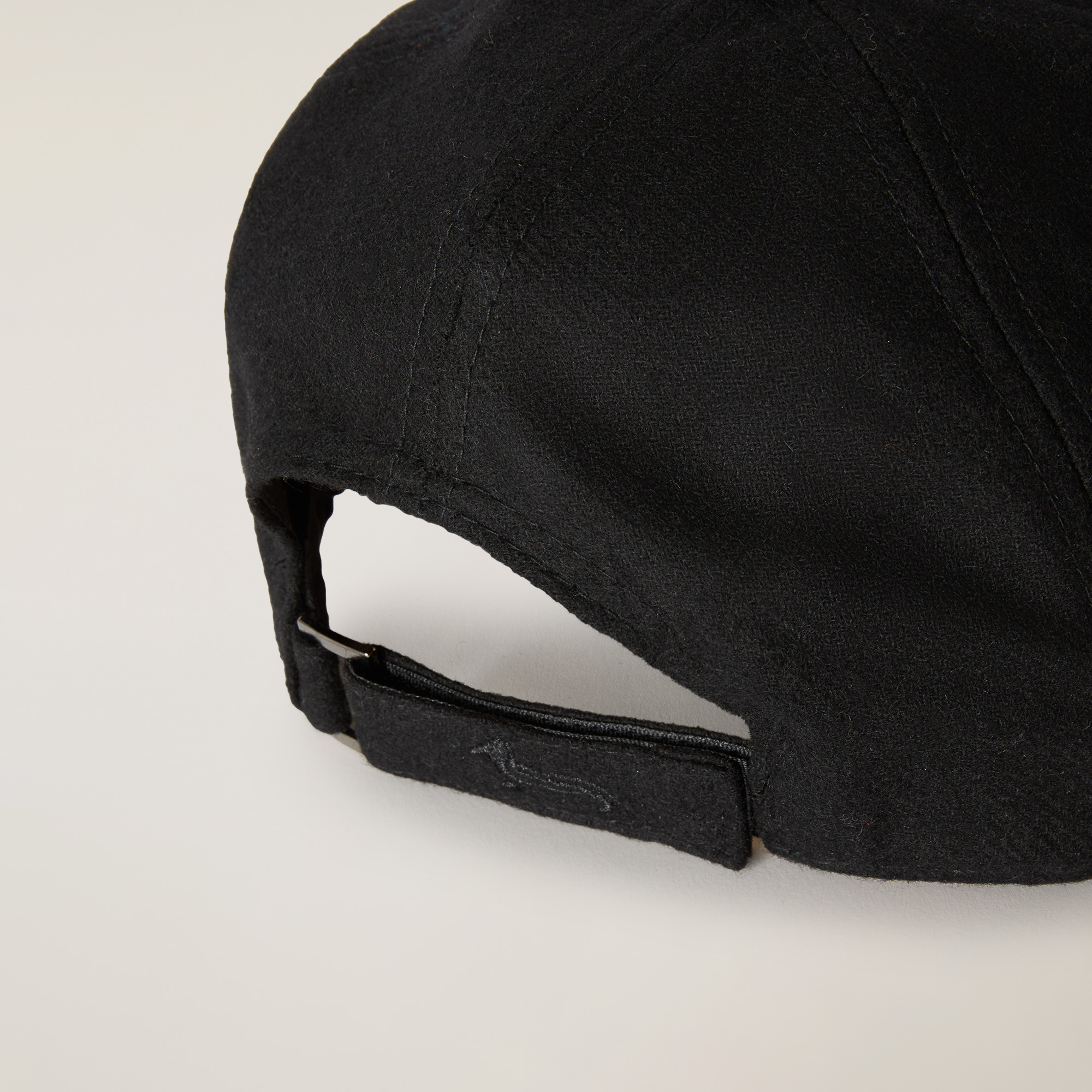 Wool Baseball Cap, Nero, large image number 1