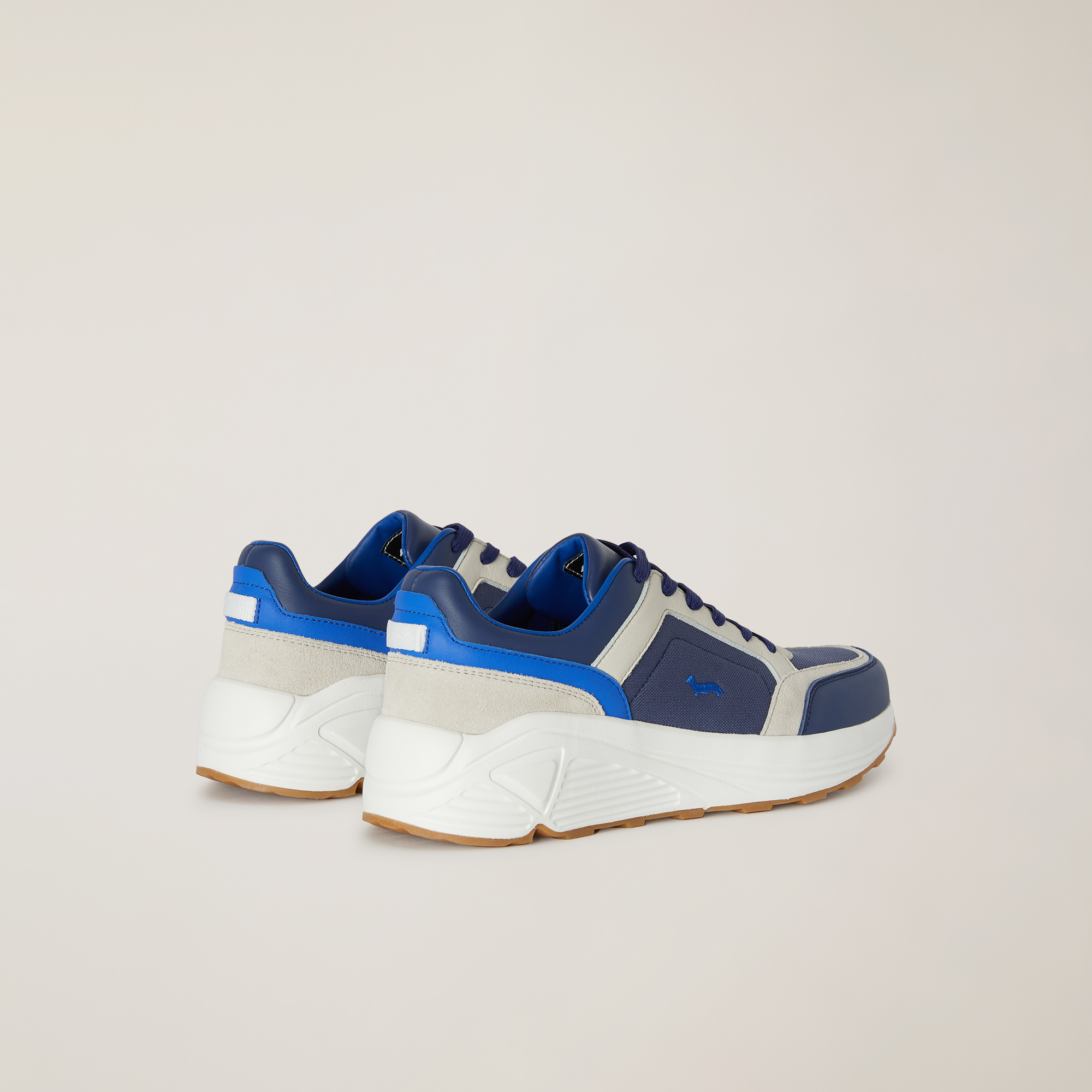 Multi-Material Sneakers, China Blue, large image number 2