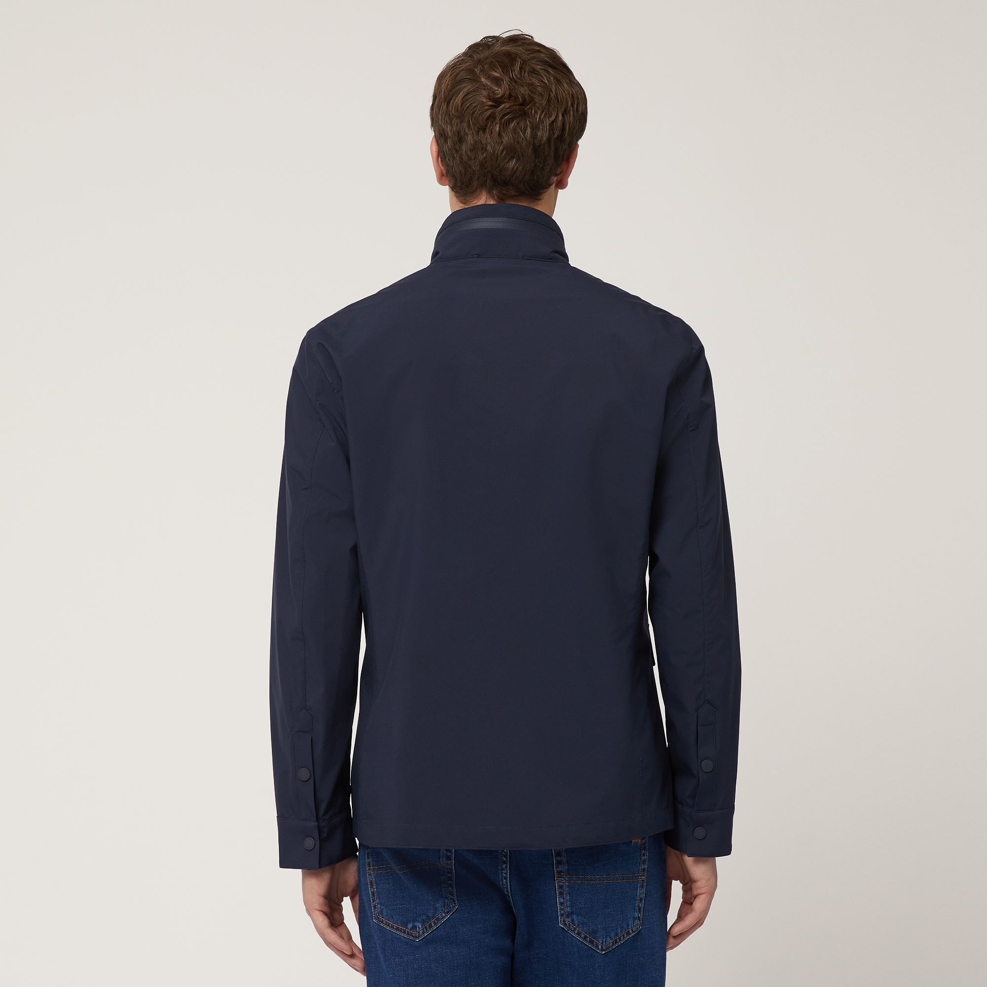 Field Jacket Regular In Nylon, Blu Navy, large image number 1