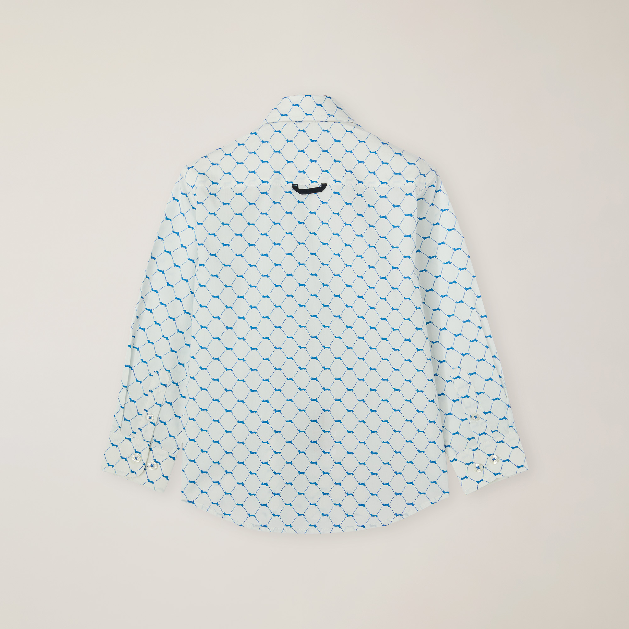 Poplin Shirt With All-Over Dachshund Print