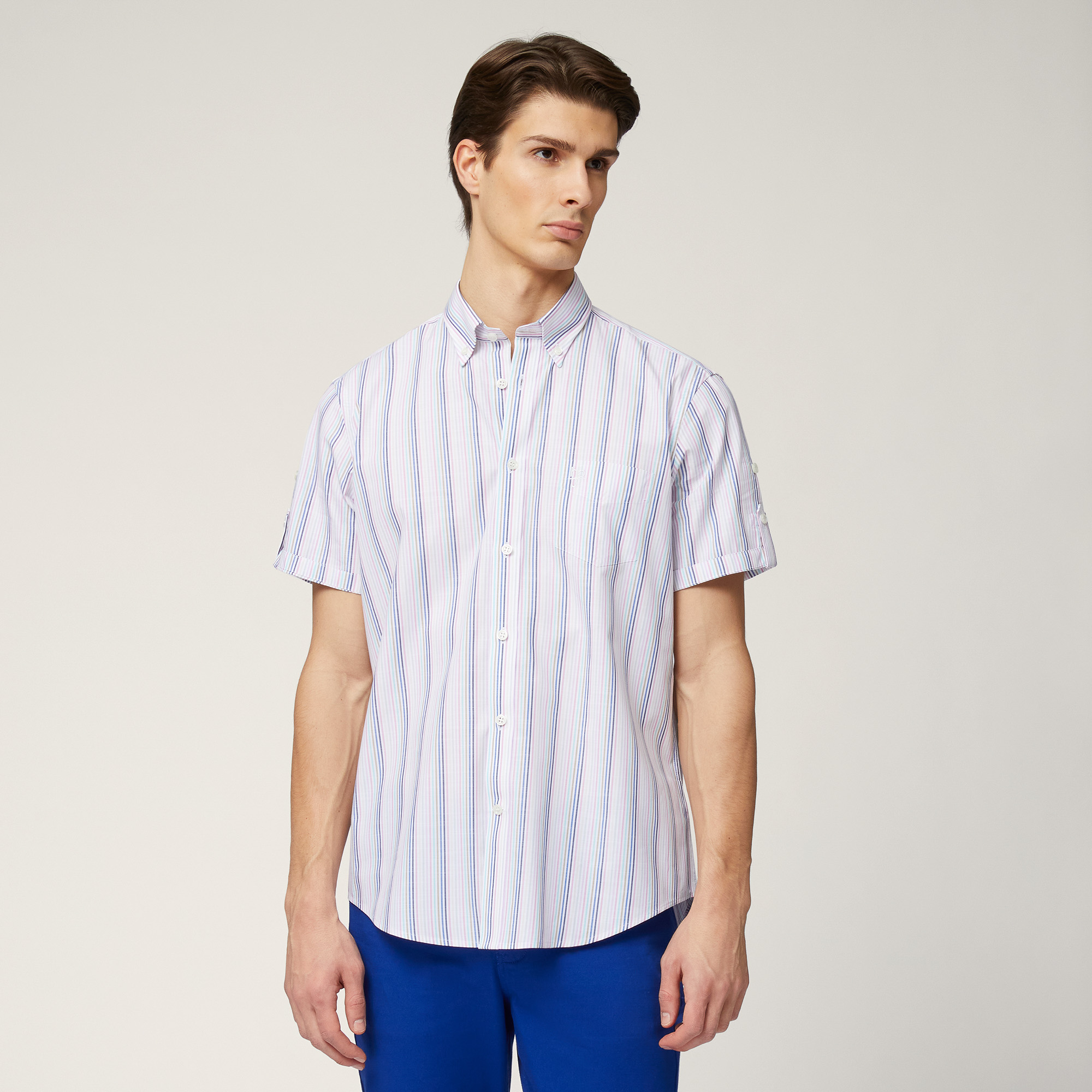 Striped Short-Sleeved Shirt