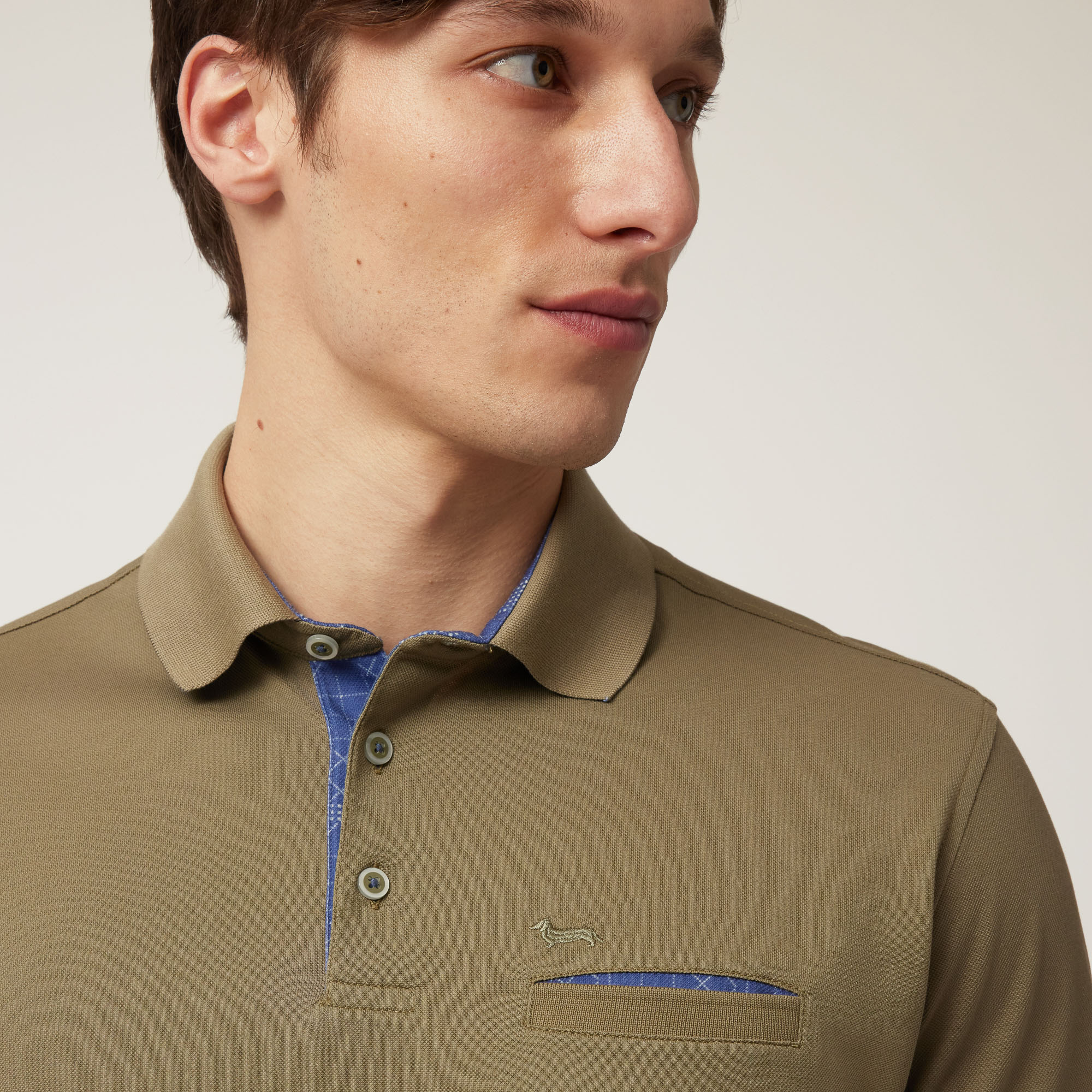 Polo with Pocket, Military Green, large image number 2