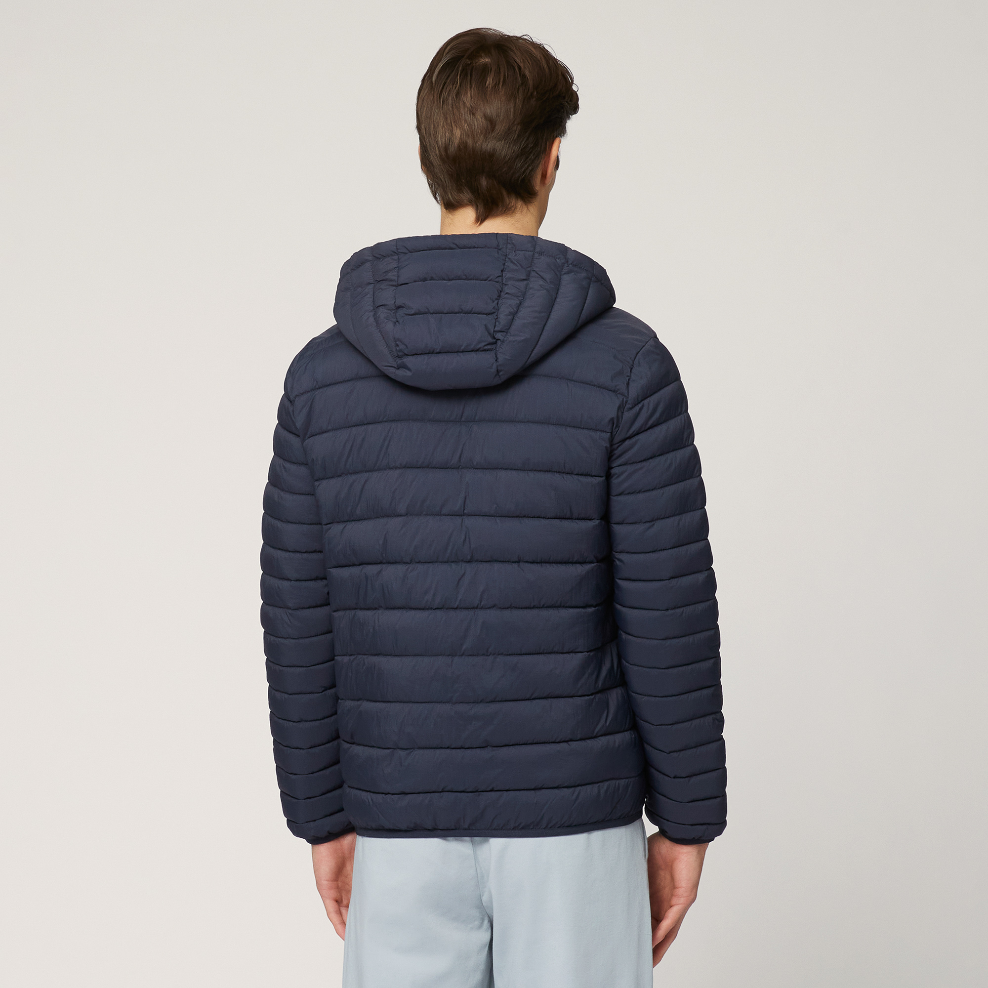 Quilted Nylon Down Jacket