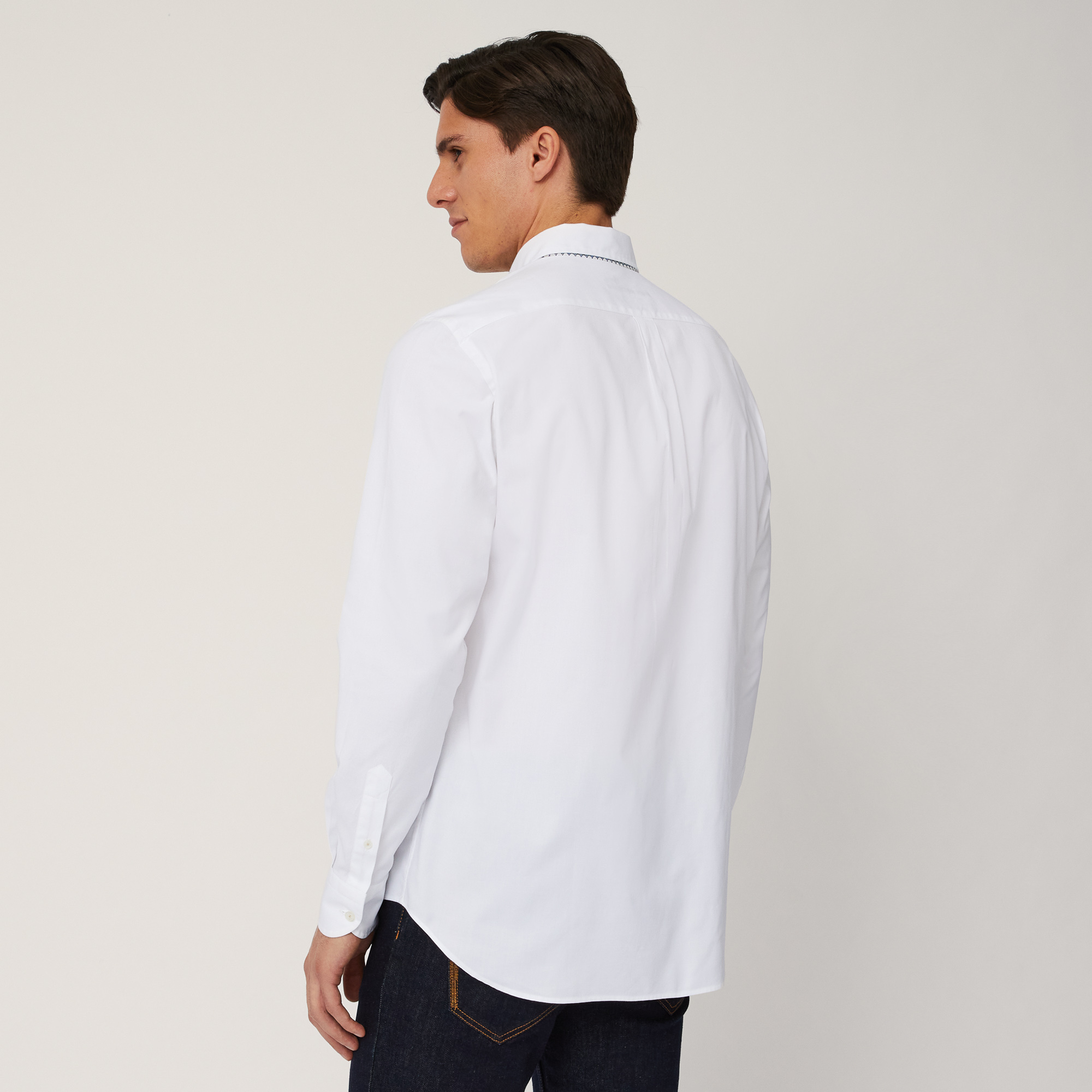 Shirt with Contrasting Details