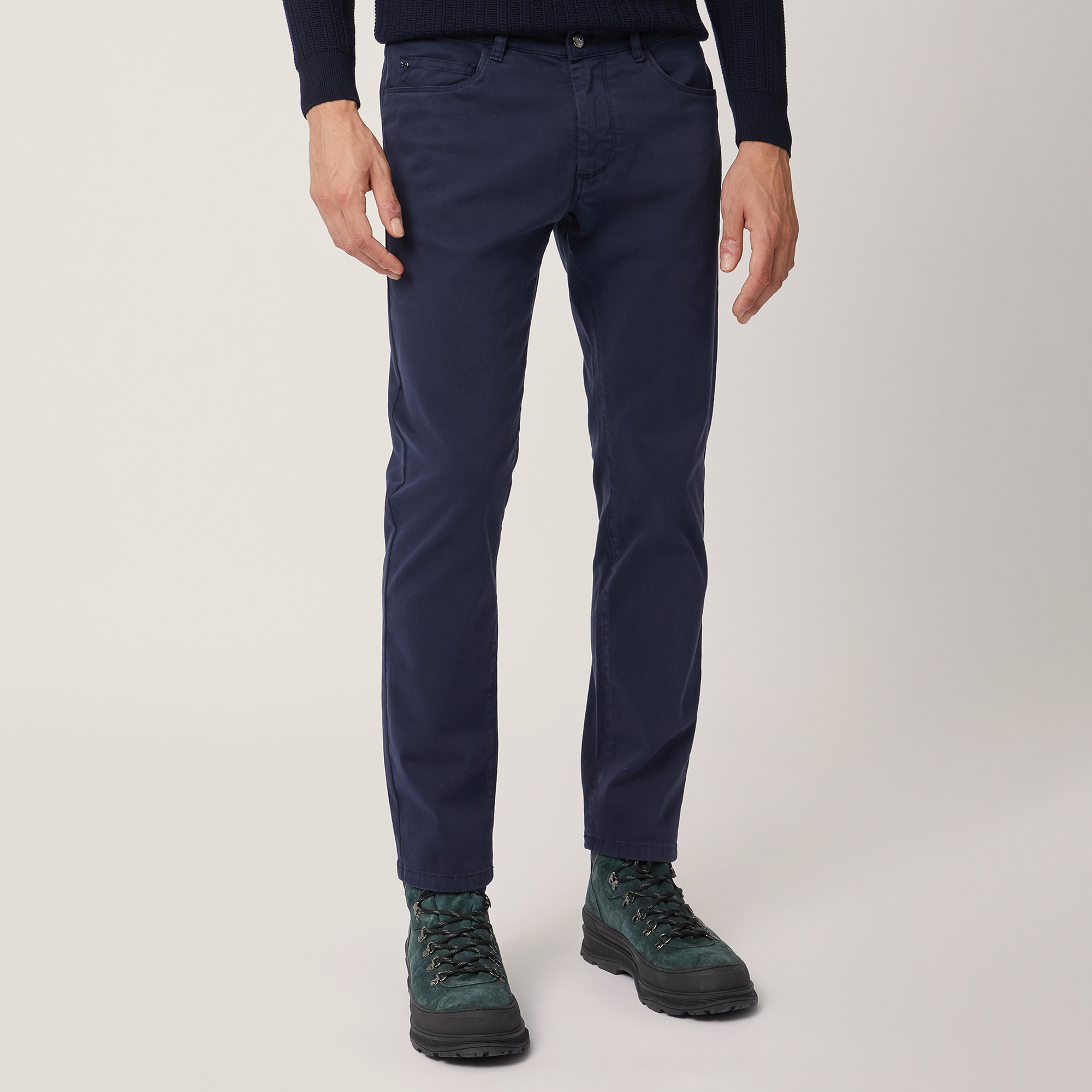 Relaxed Fit Pants, Blue, large image number 0