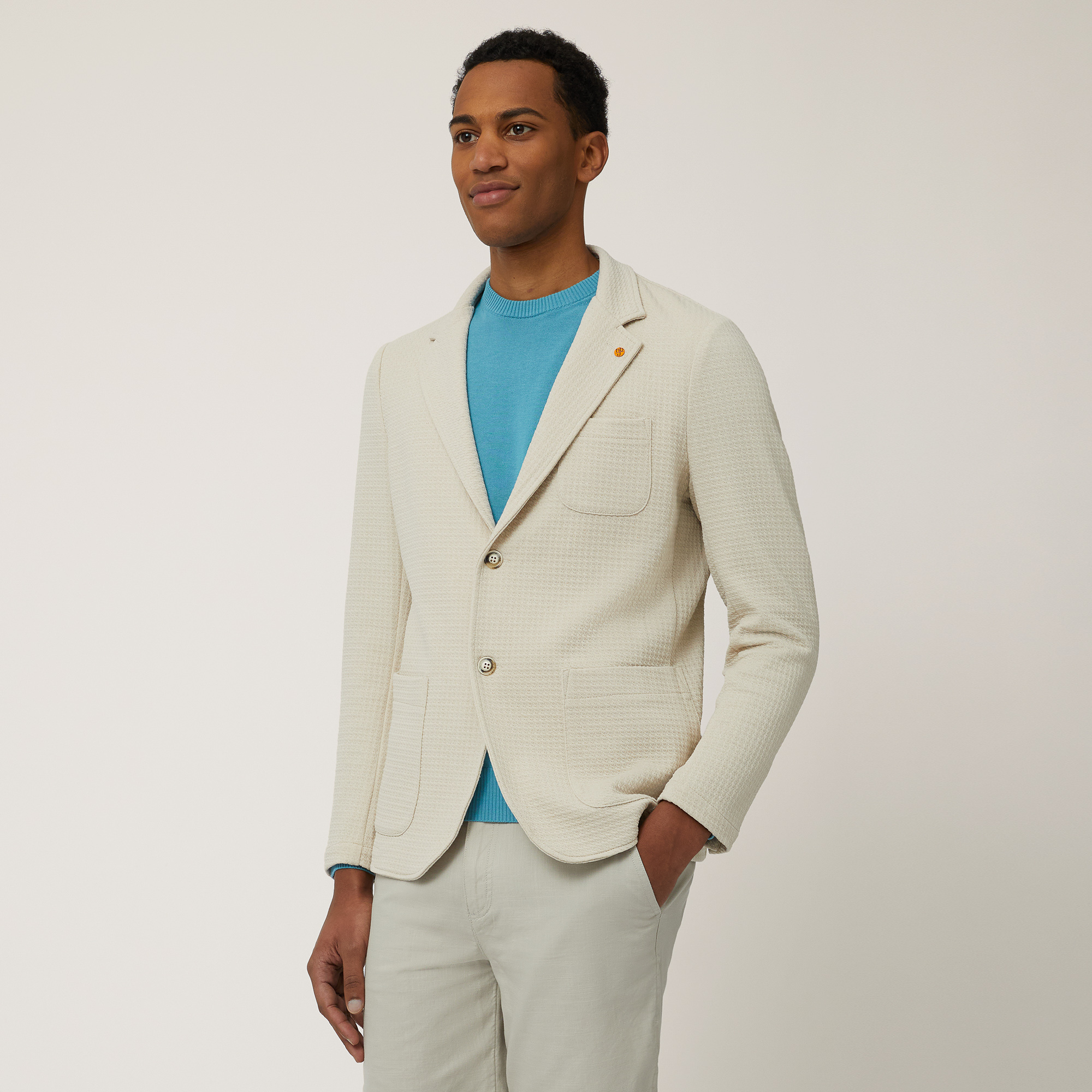 Regular-Fit Jersey Jacket