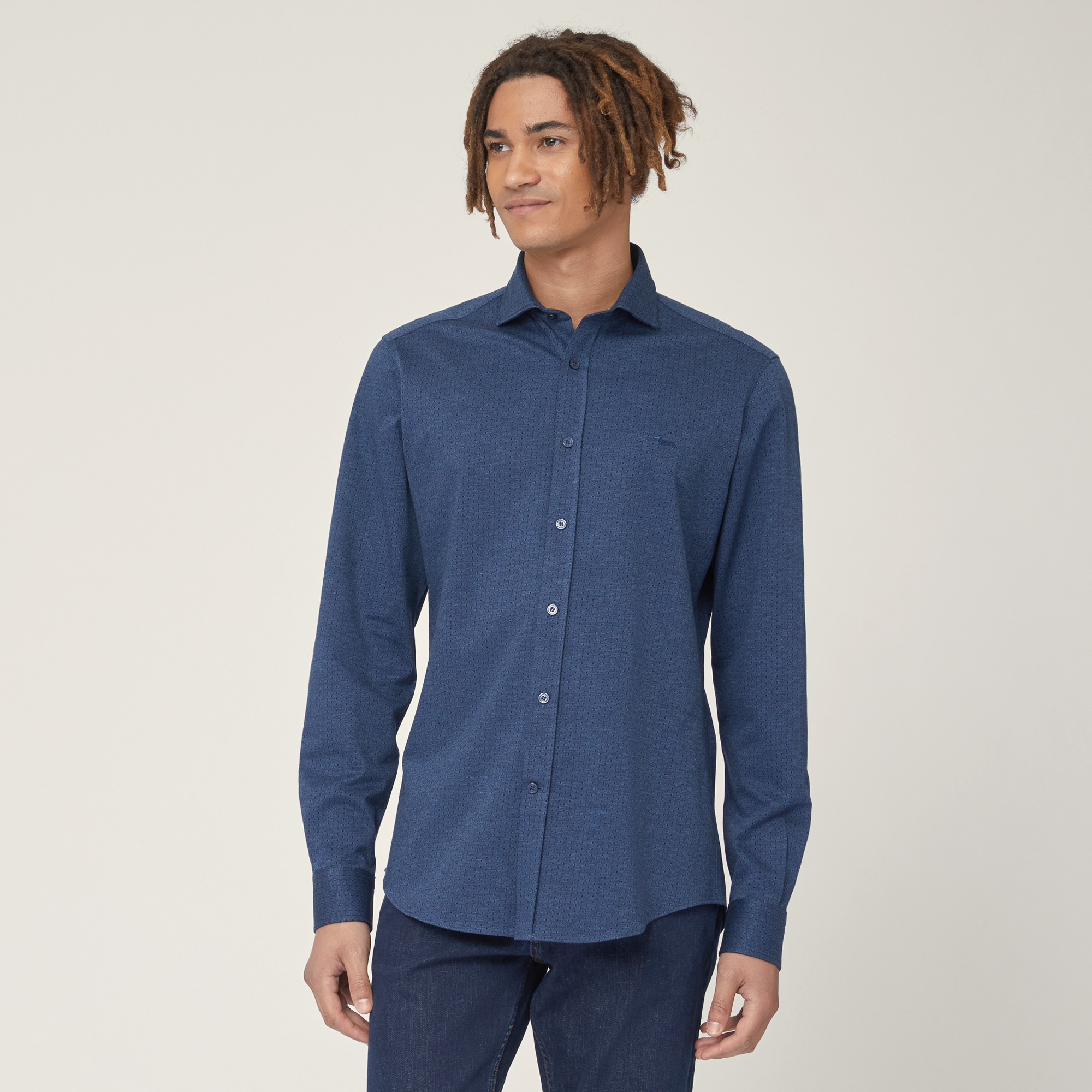 Camicia In Cotone Narrow