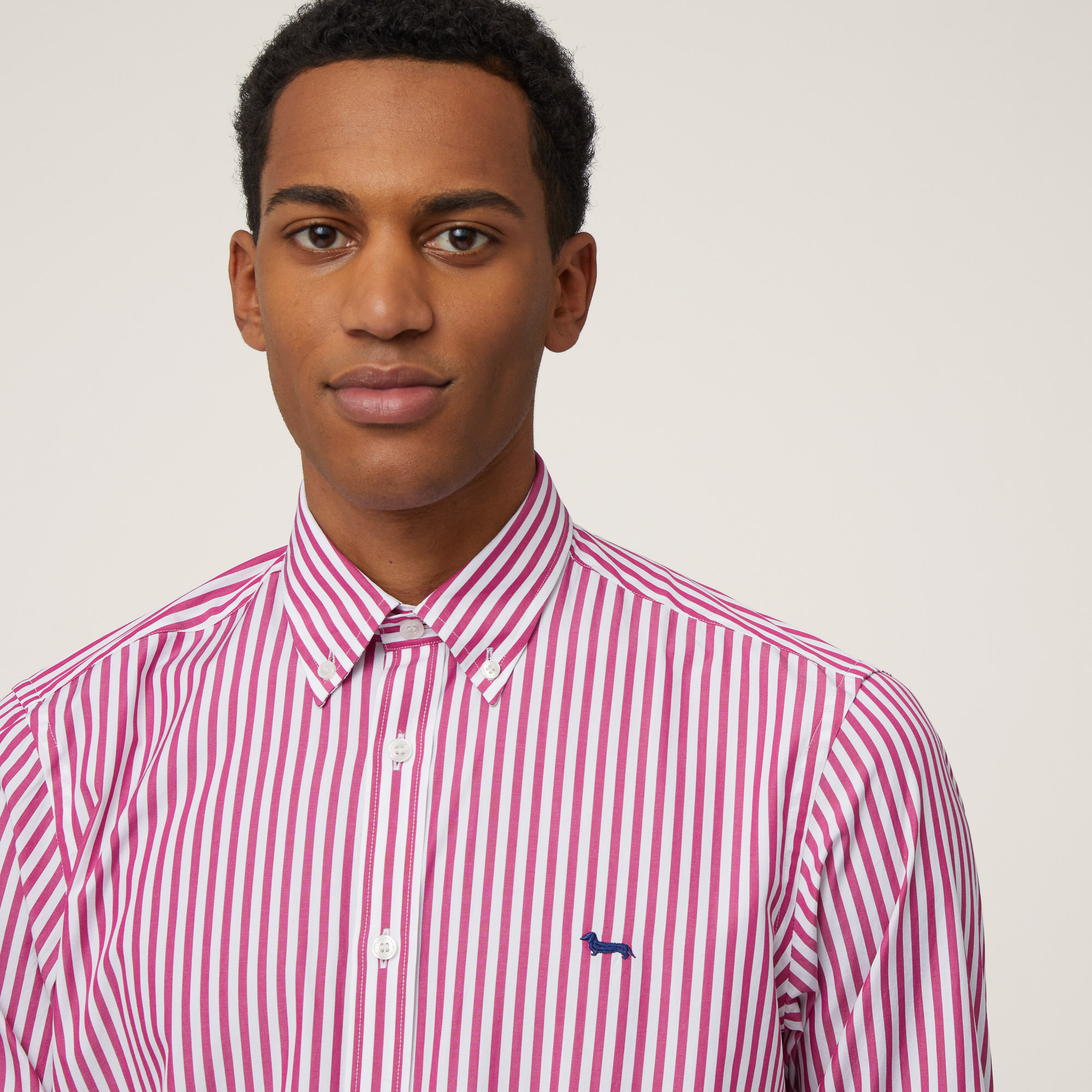 Sorbet Stripe Shirt, Melange Pink, large image number 2