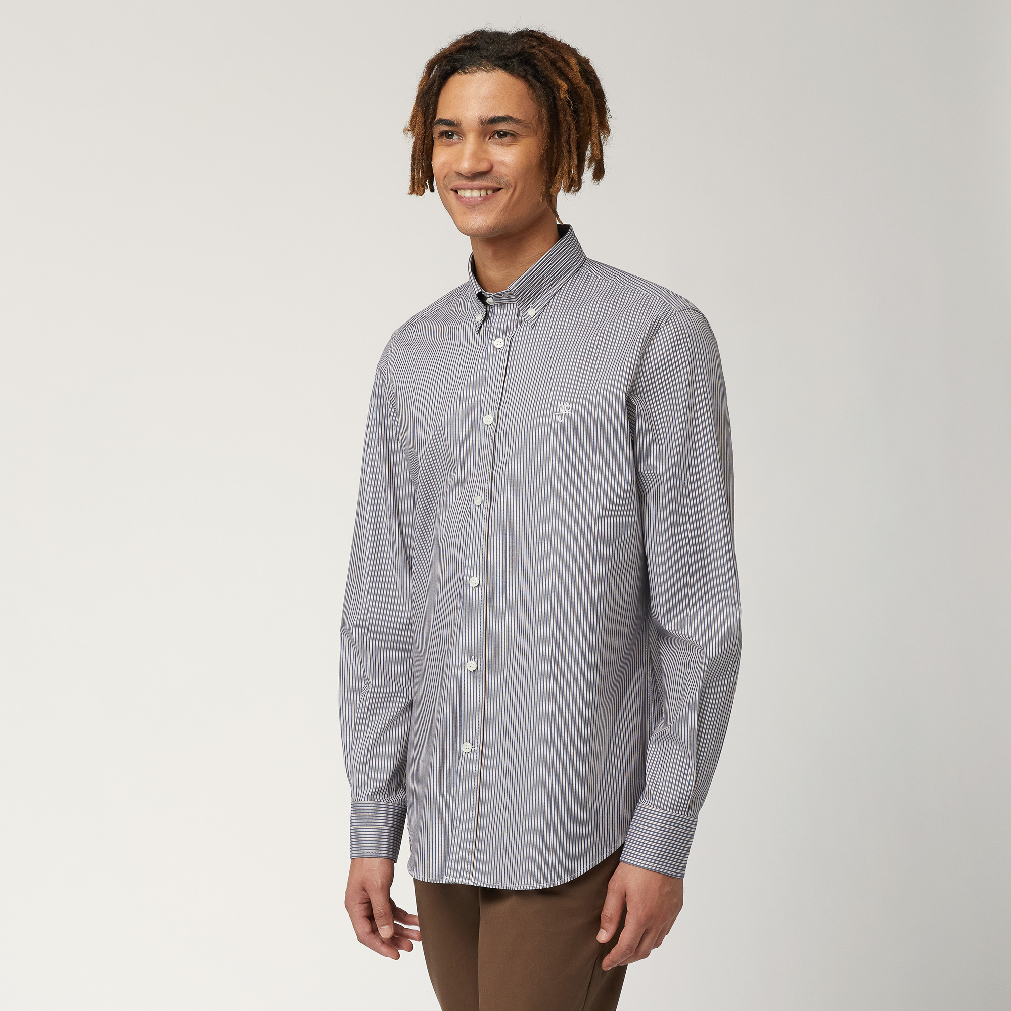 Camicia Regular Multirighe