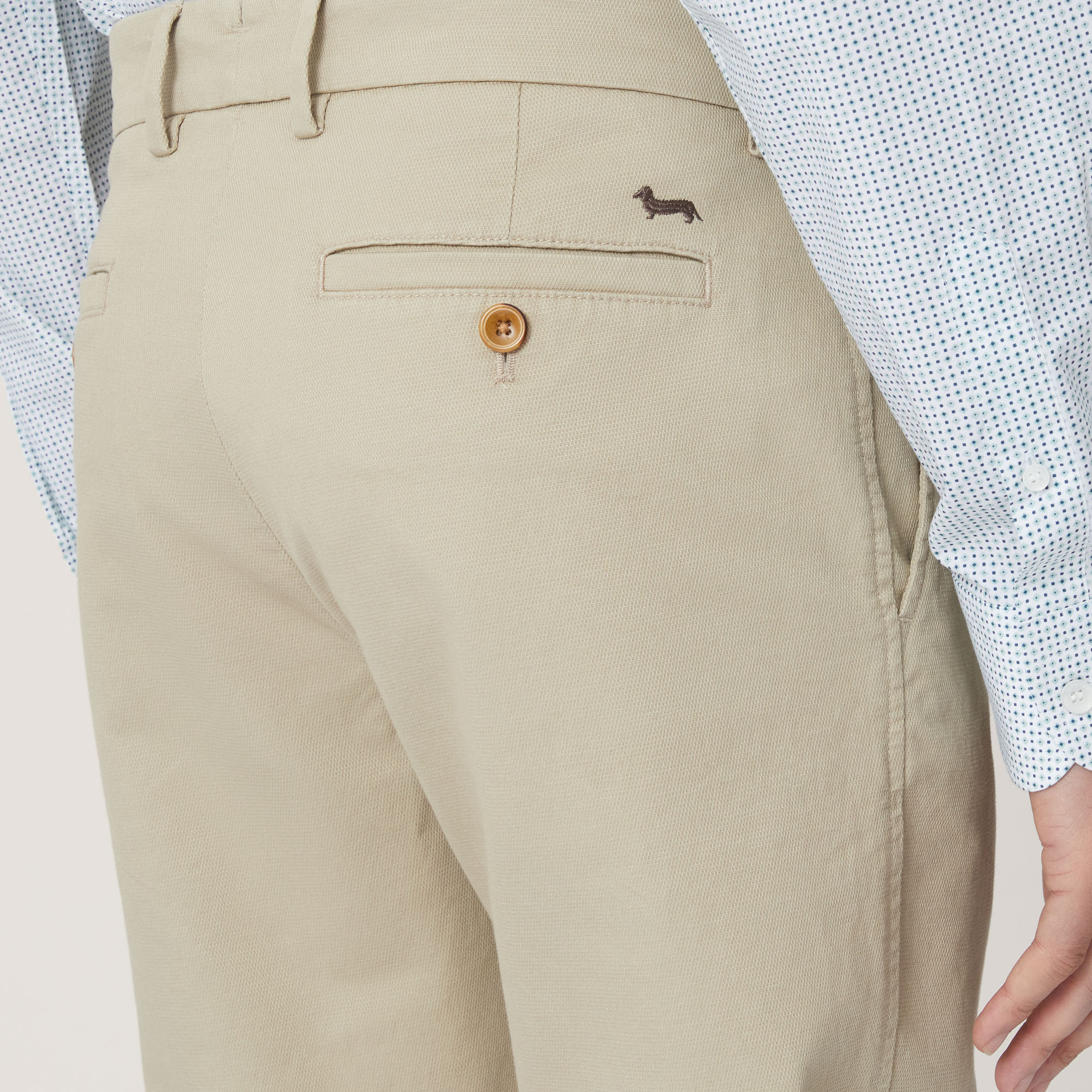 Pantalón chino ajustado, Beige, large image number 2