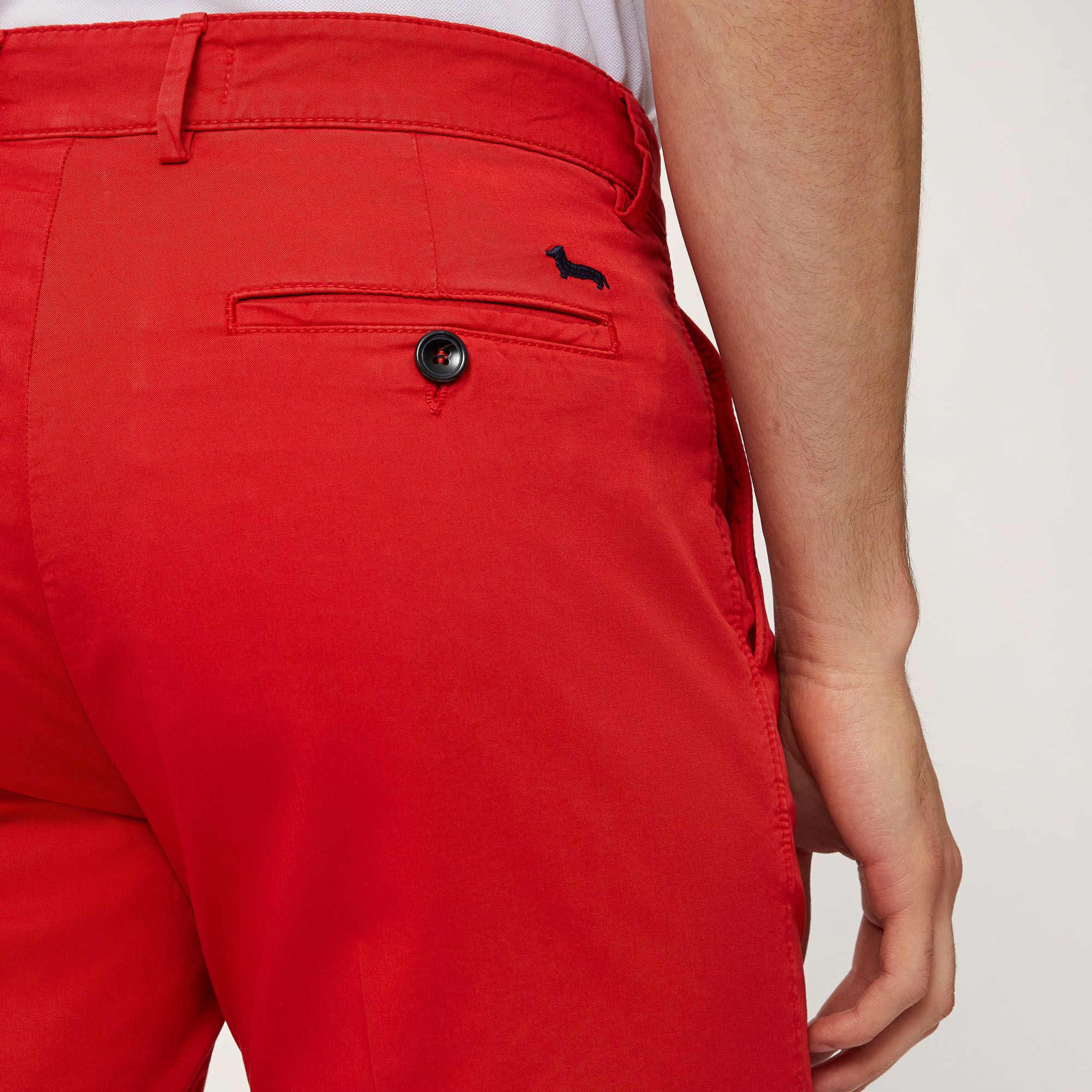Regular Fit Bermuda Shorts, Light Red, large image number 2