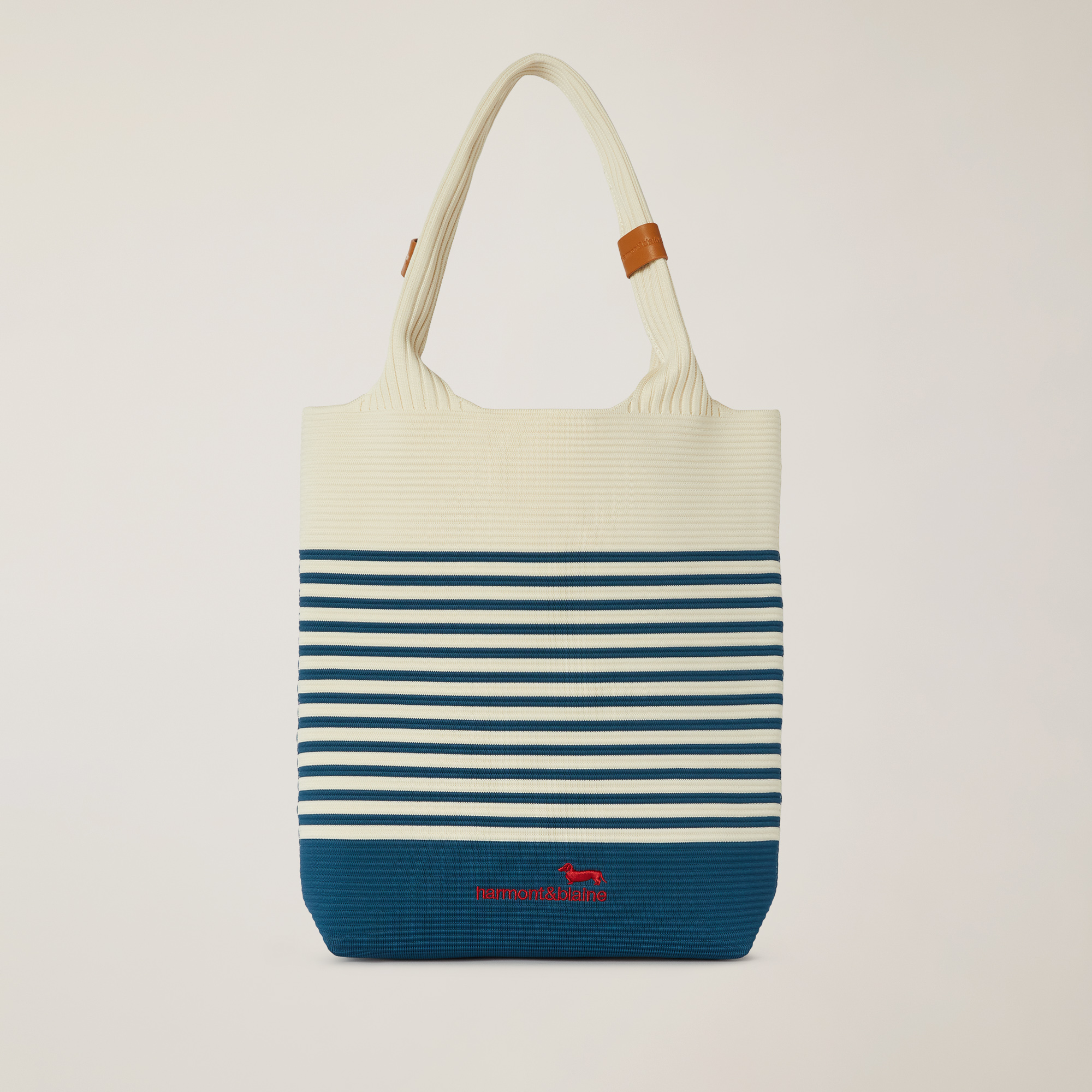 Positano Tote Bag, Beige/Blue, large image number 0