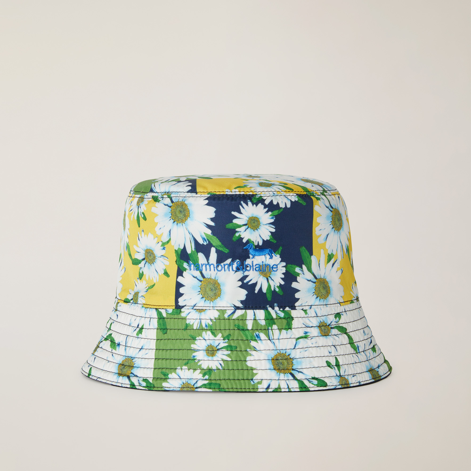 Bucket Hat Reversibile, Giallo Canarino, large image number 2