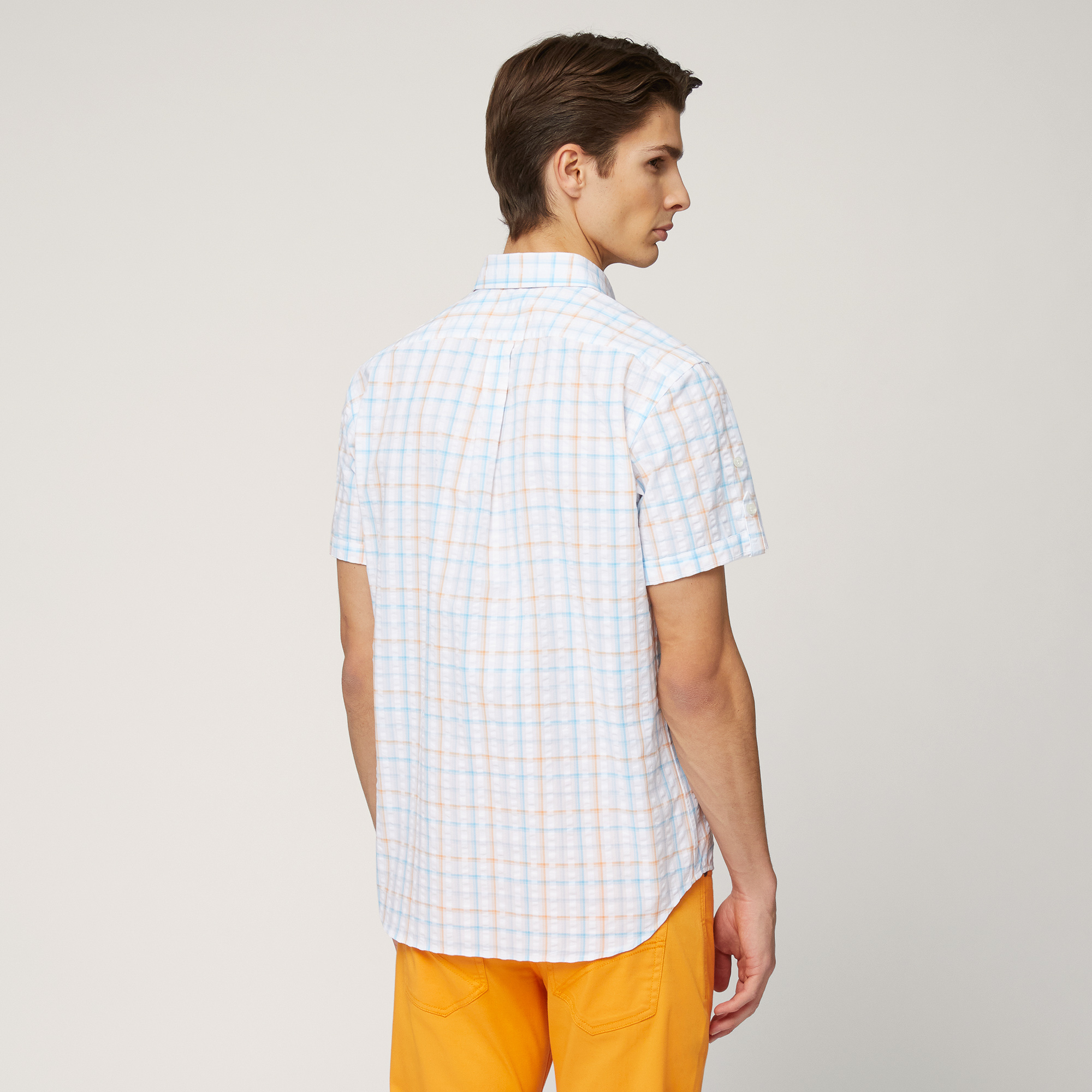 Short-Sleeved Check Shirt