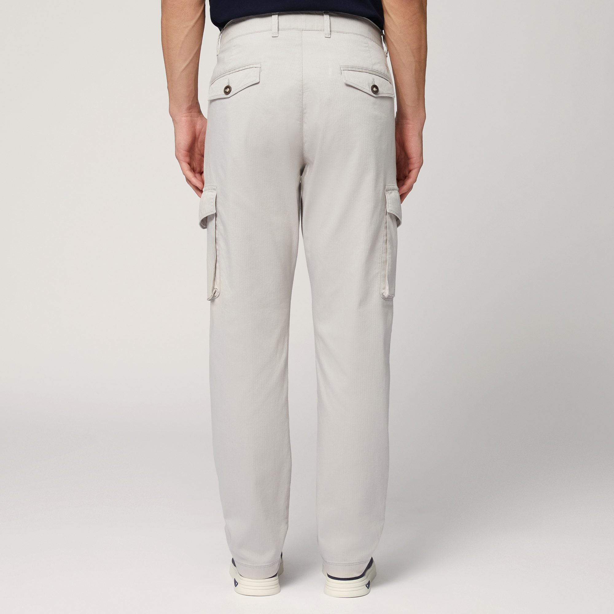 Chino Pants With Cargo Pockets, Sand, large image number 1