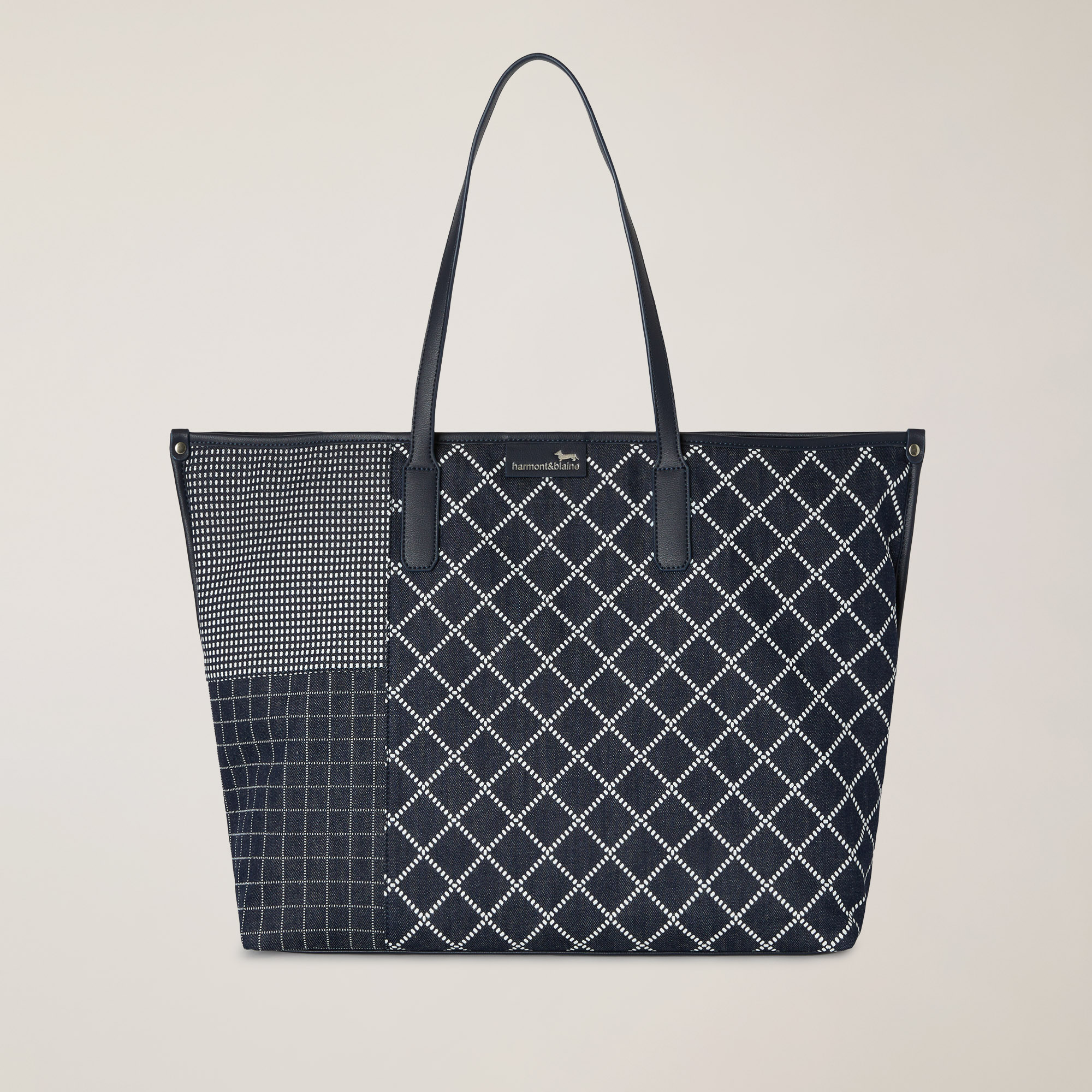 Blaine Indigo Shopper Bag