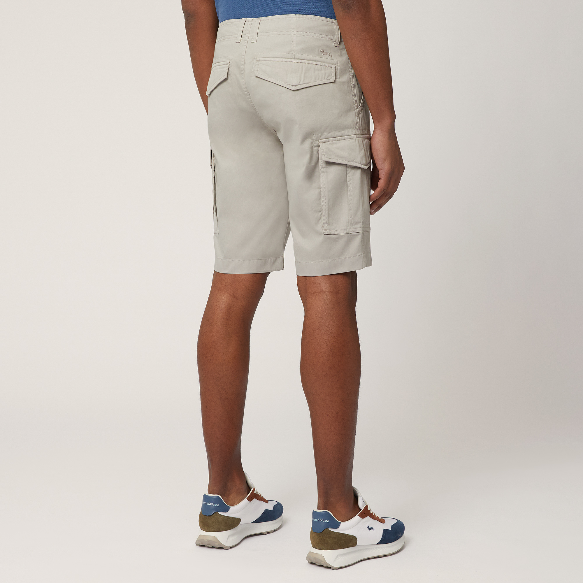 Cotton Cargo Bermuda Shorts