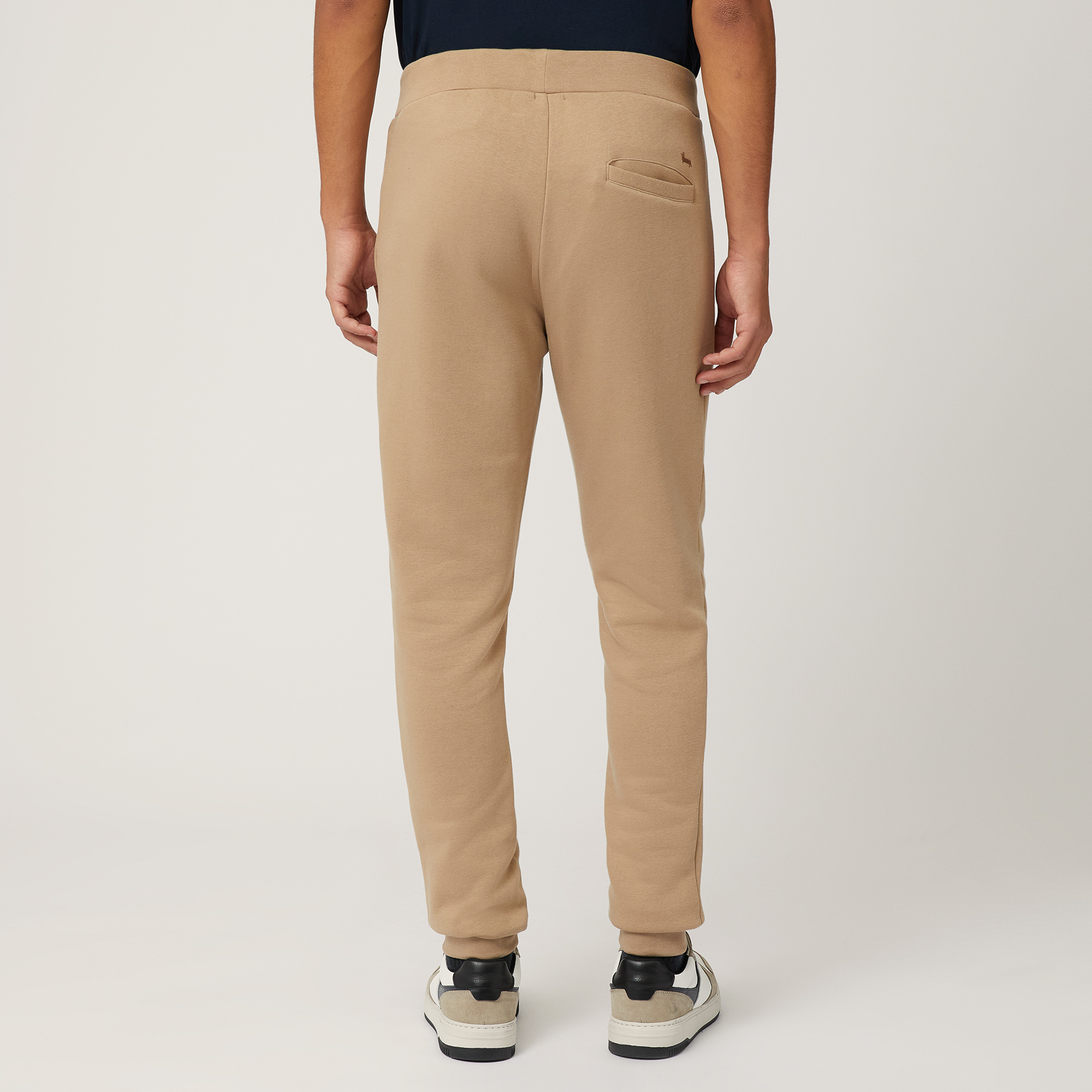 Regular Pants with Drawstring, Beige, large image number 1