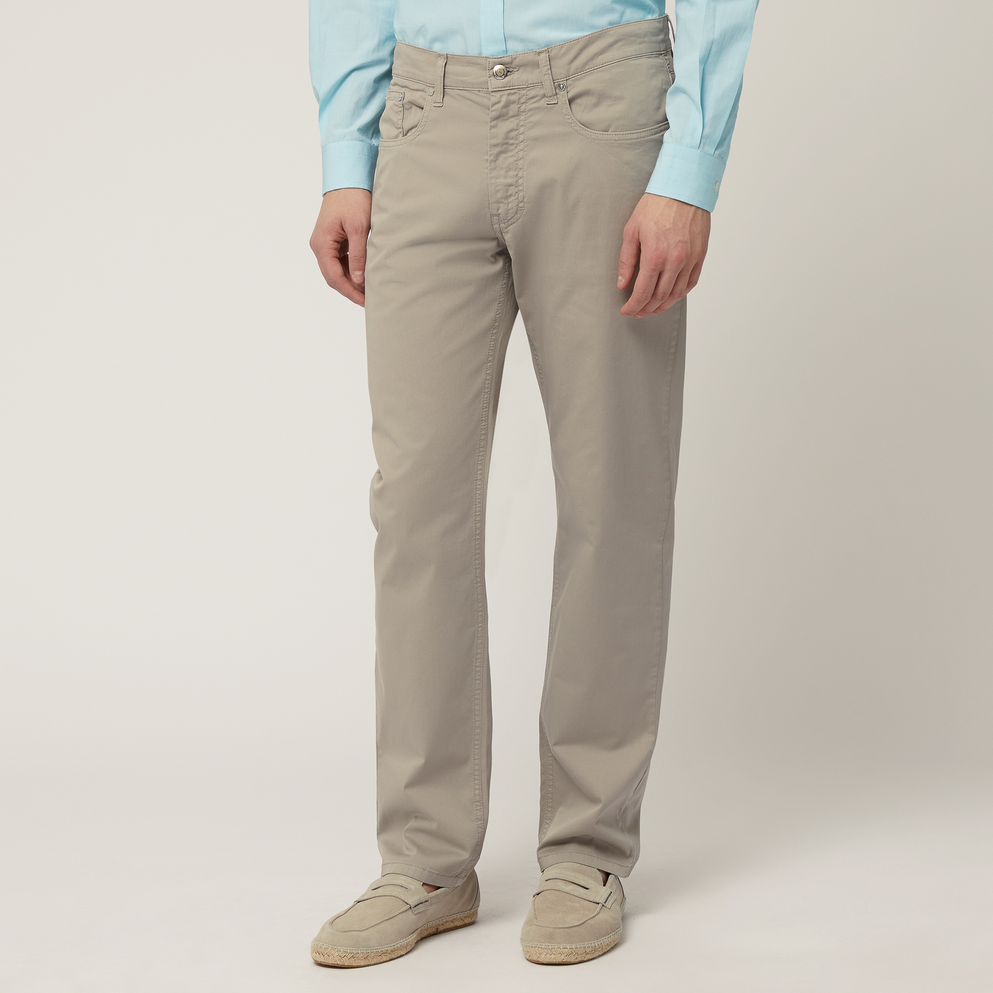 Five-Pocket Pants, Sand, large image number 0