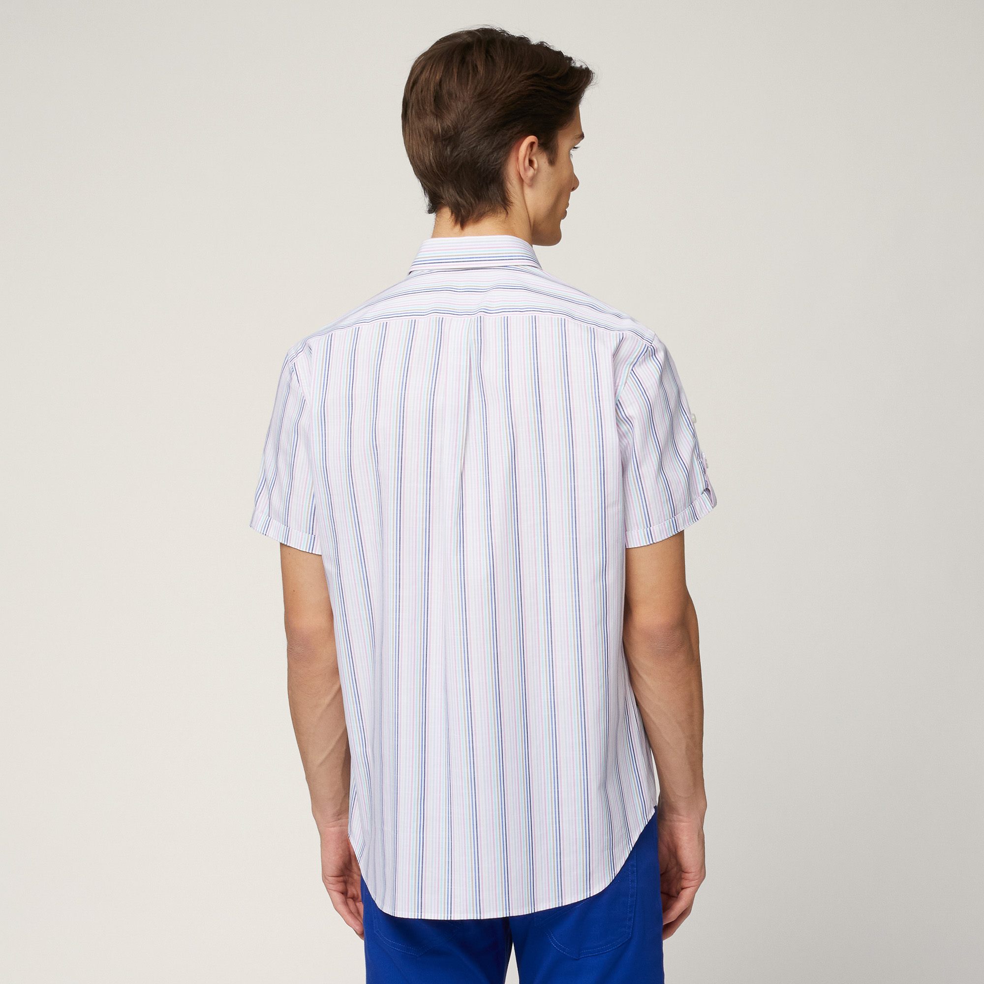 Striped Short-Sleeved Shirt