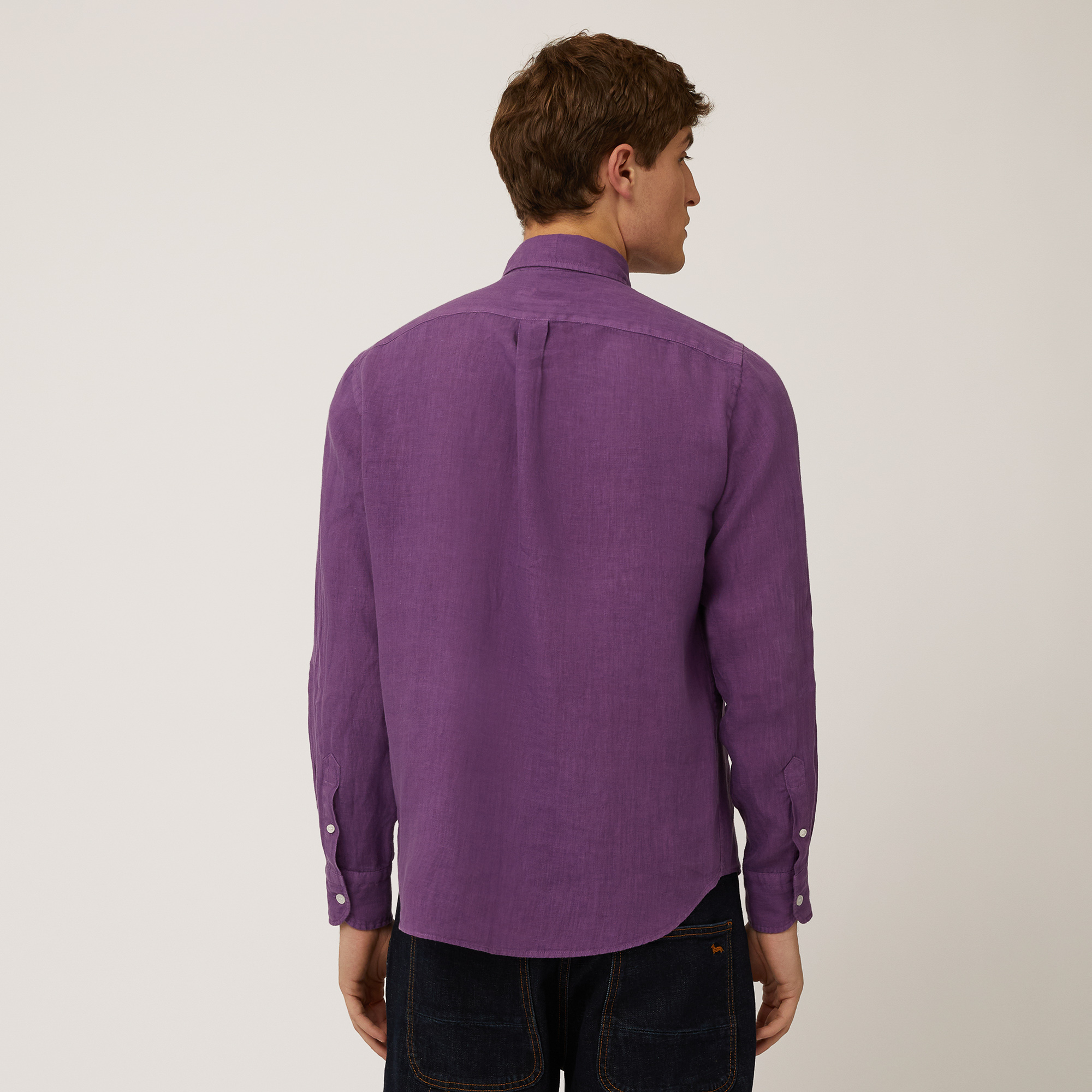 Pure linen shirt, Violet, large image number 1