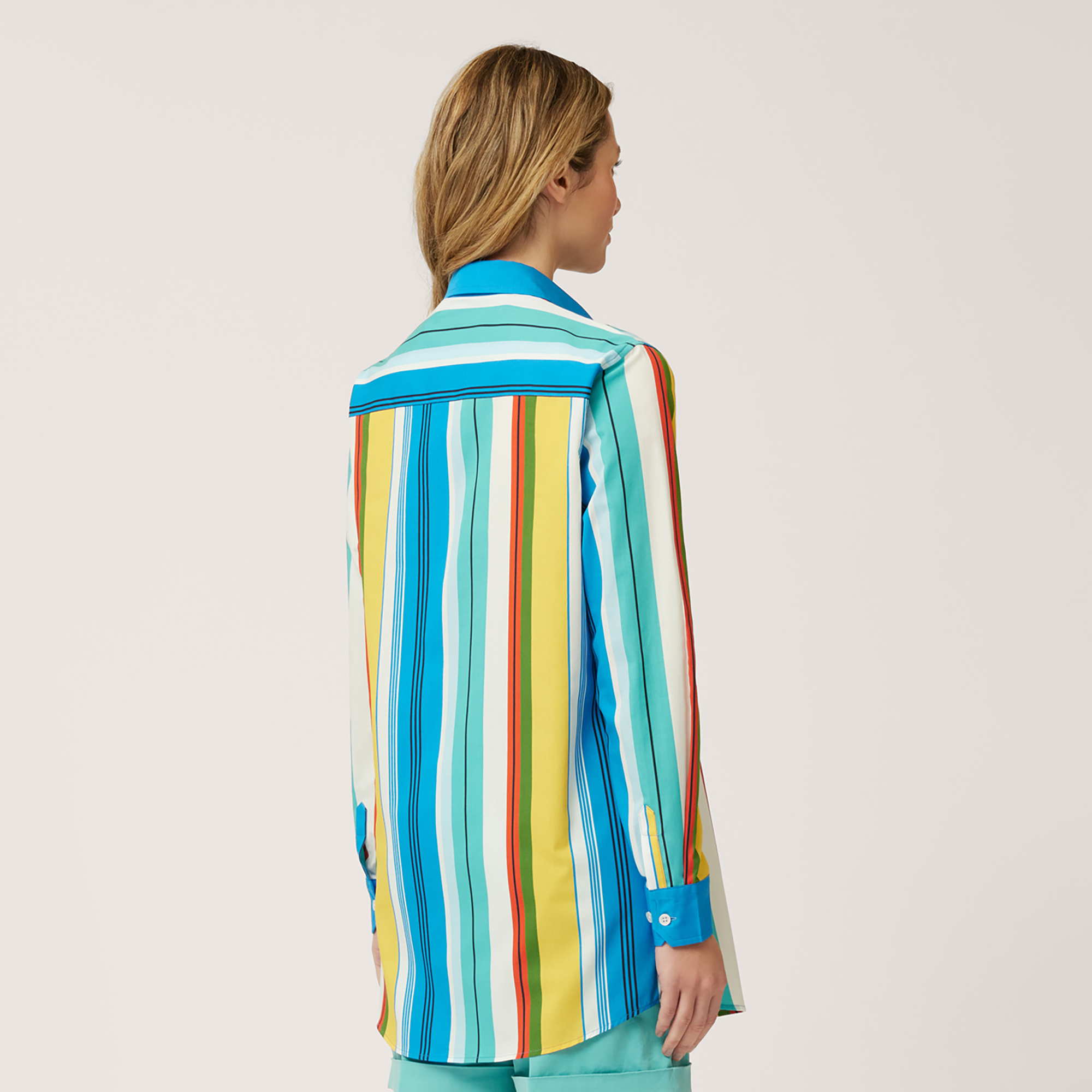 Multicolor Long Shirt, Canary Yellow, large image number 1