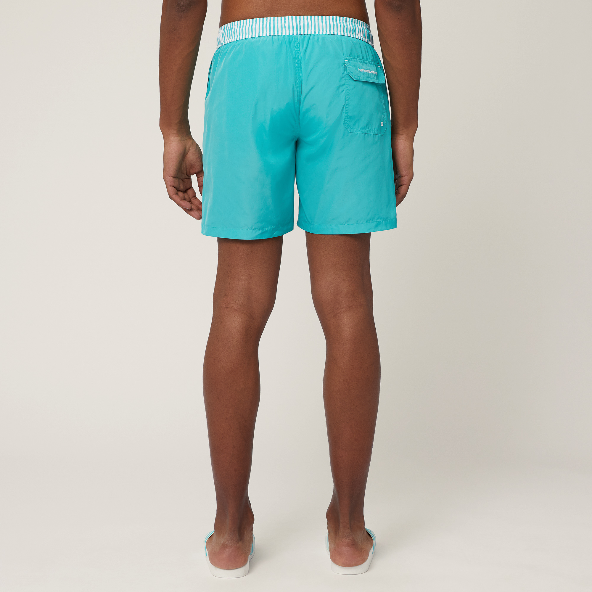 Sorbet Swim Trunks, Turquoise, large image number 1