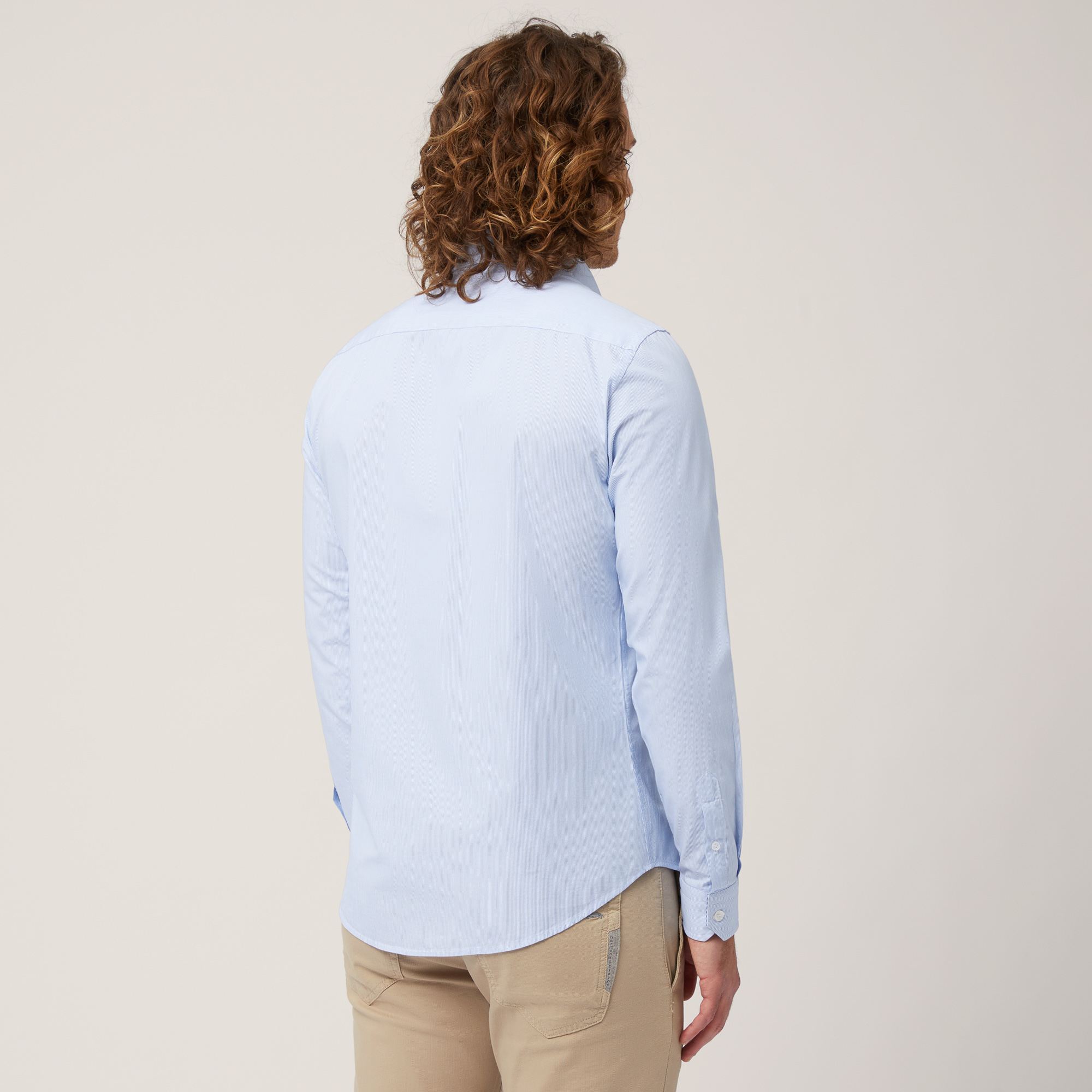 Shirt with Contrasting Inner Detail