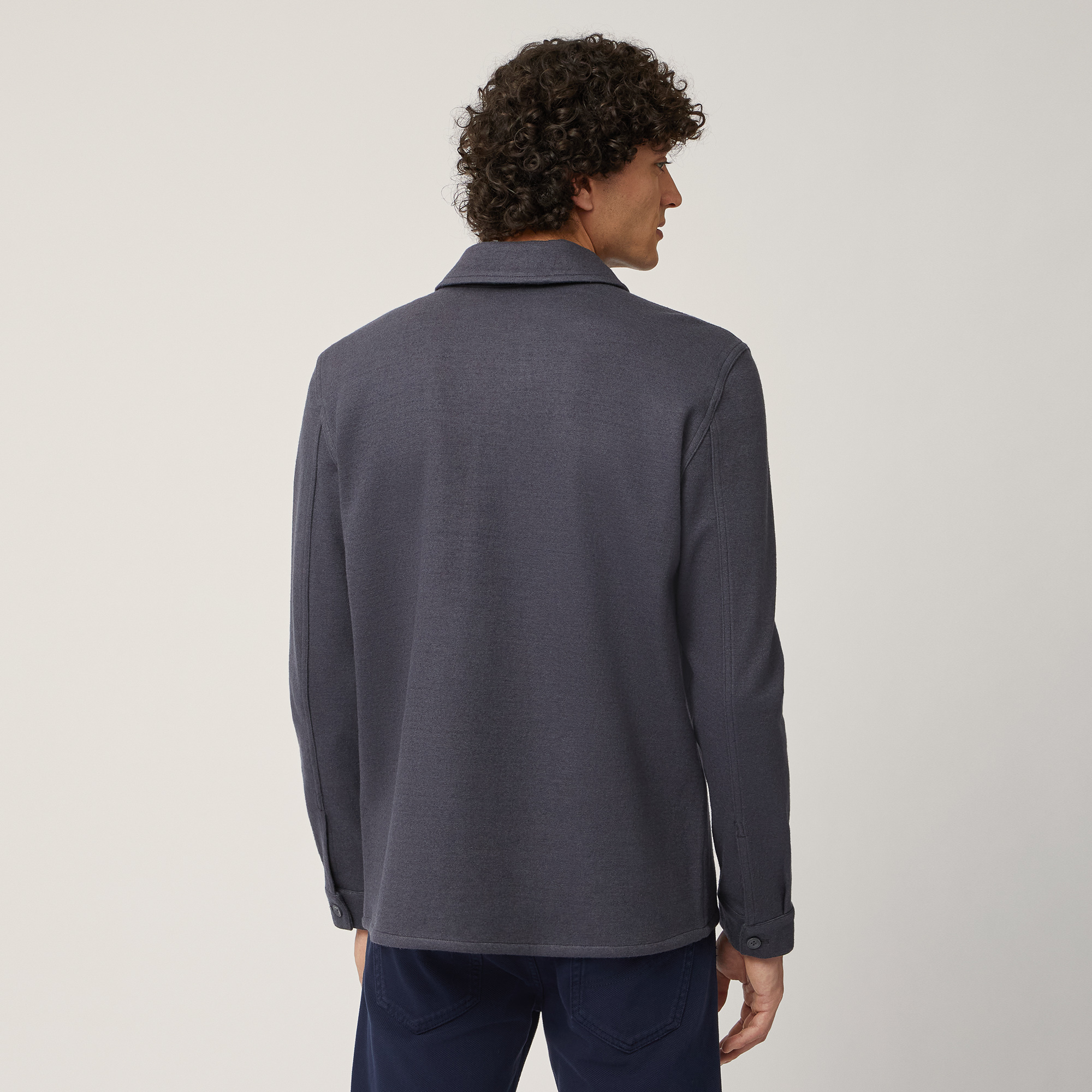 Wool-Blend Overshirt