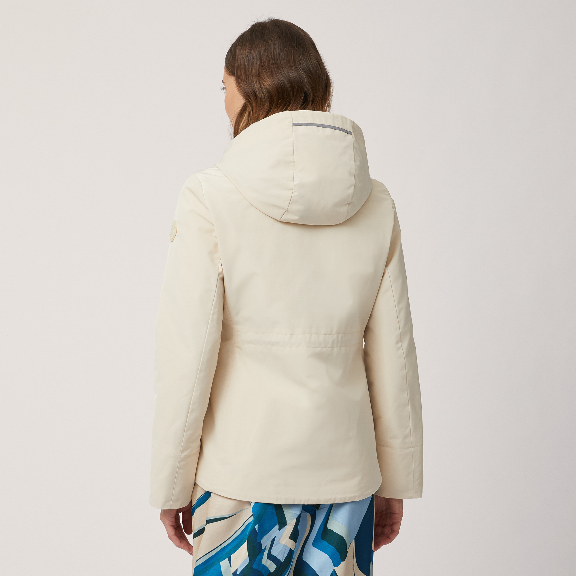 Jacket with Printed Interior, Beige, large image number 1