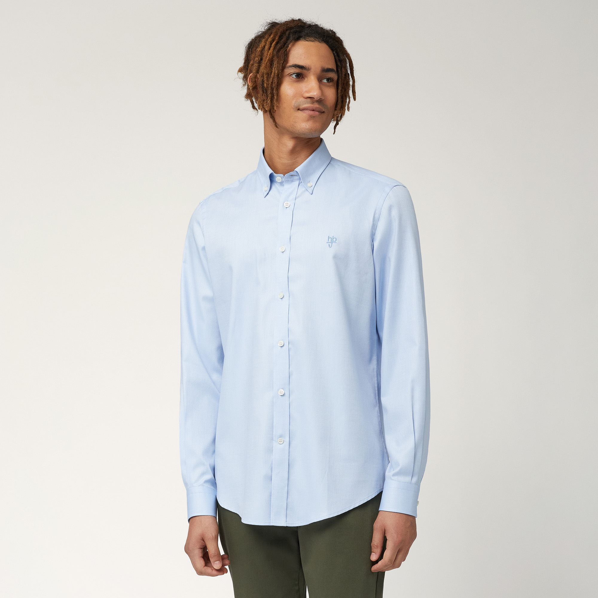 Button-Down Shirt, Light Blue, large image number 0