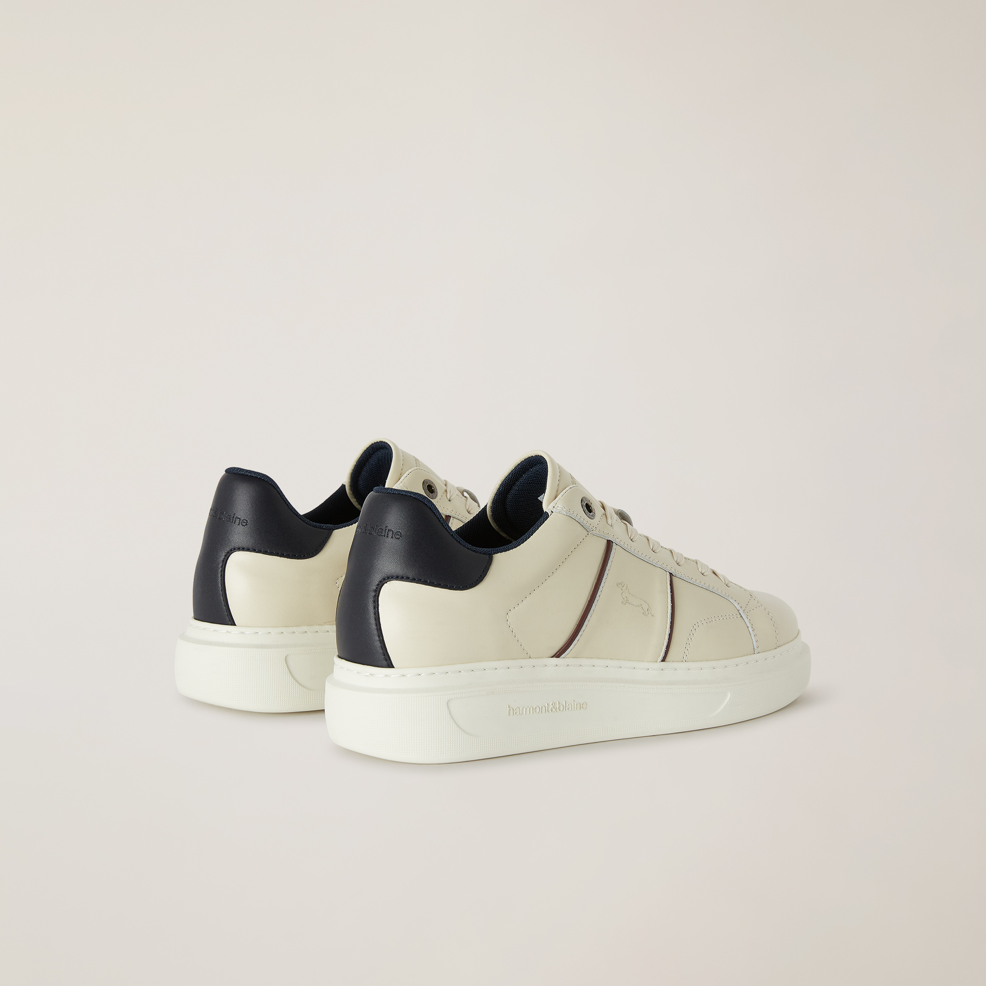 Marea Sneaker with Contrasts, Off White, large image number 2