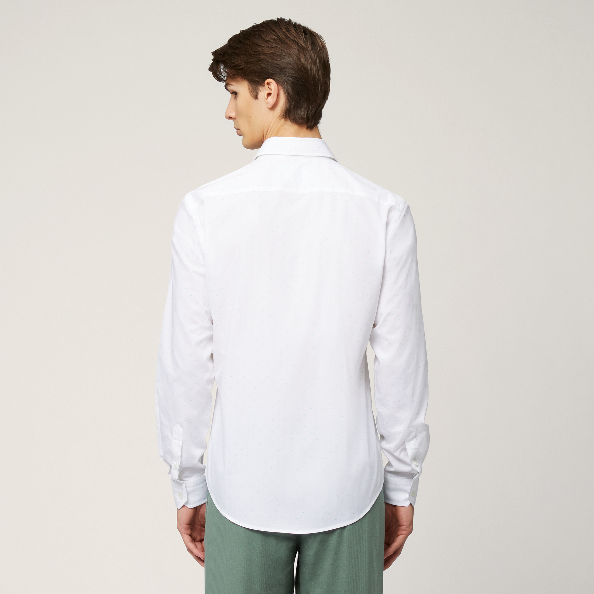 Cotton Narrow-Fit Shirt