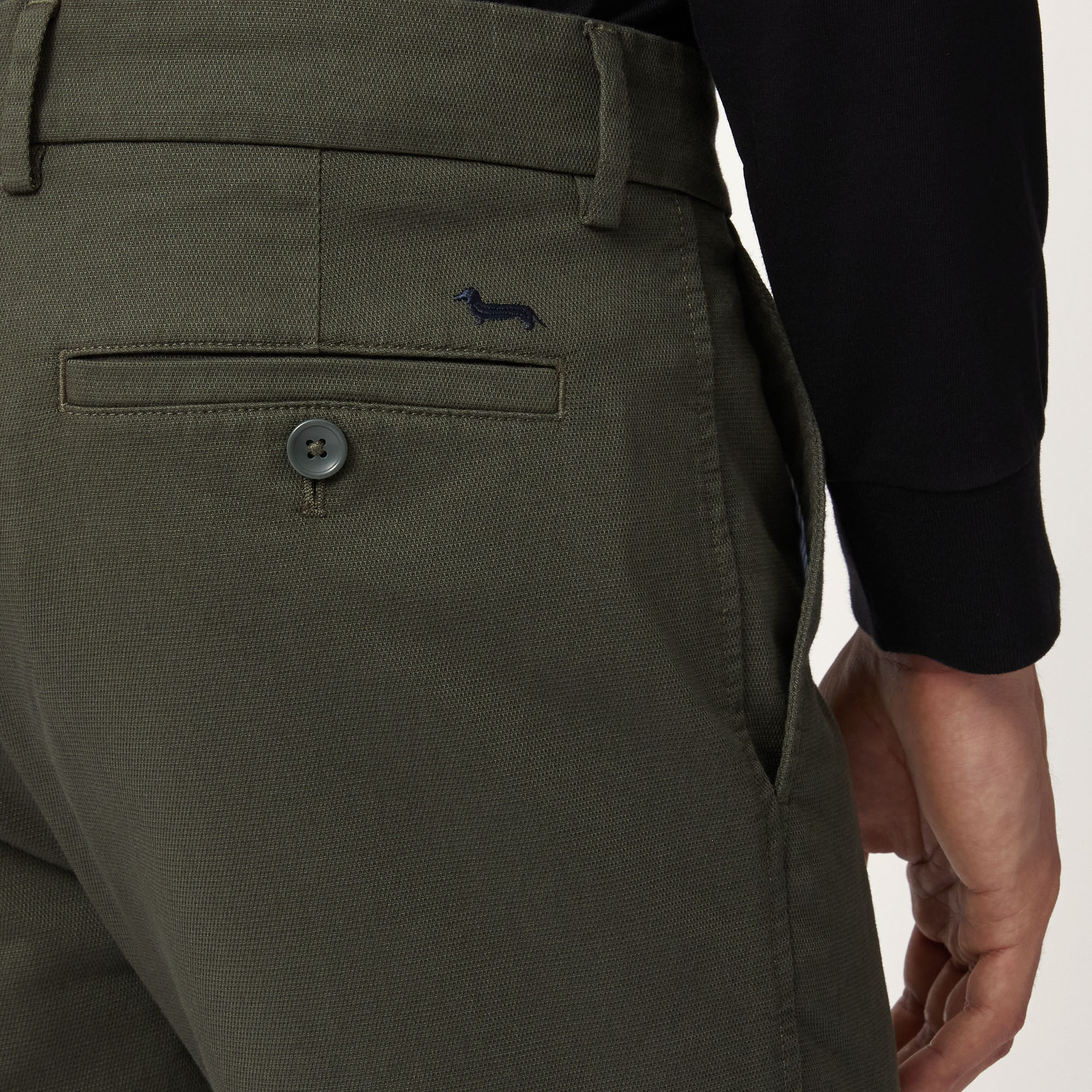 Pantaloni Chino Narrow, Verde, large image number 2