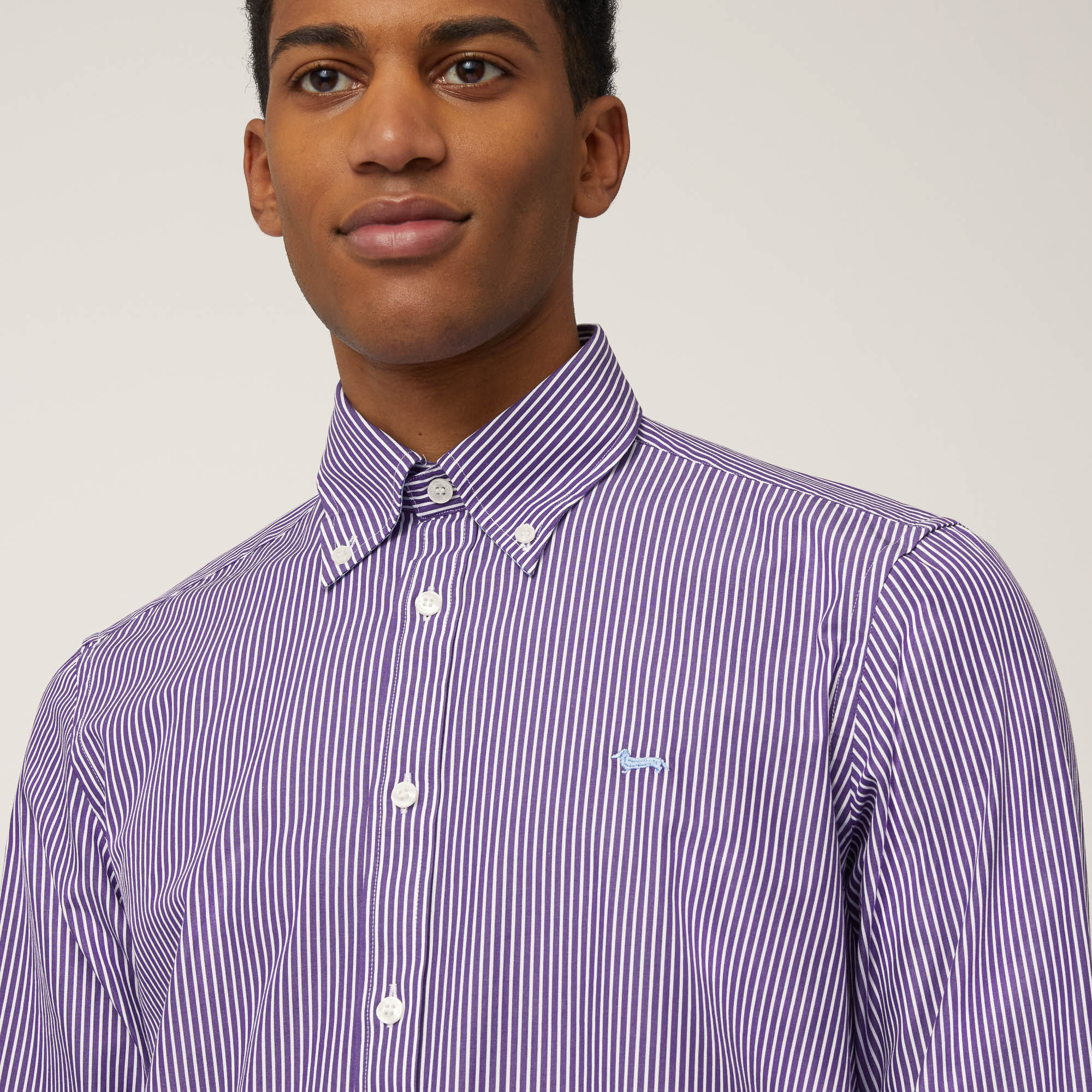 Cotton Shirt, Violet, large image number 2