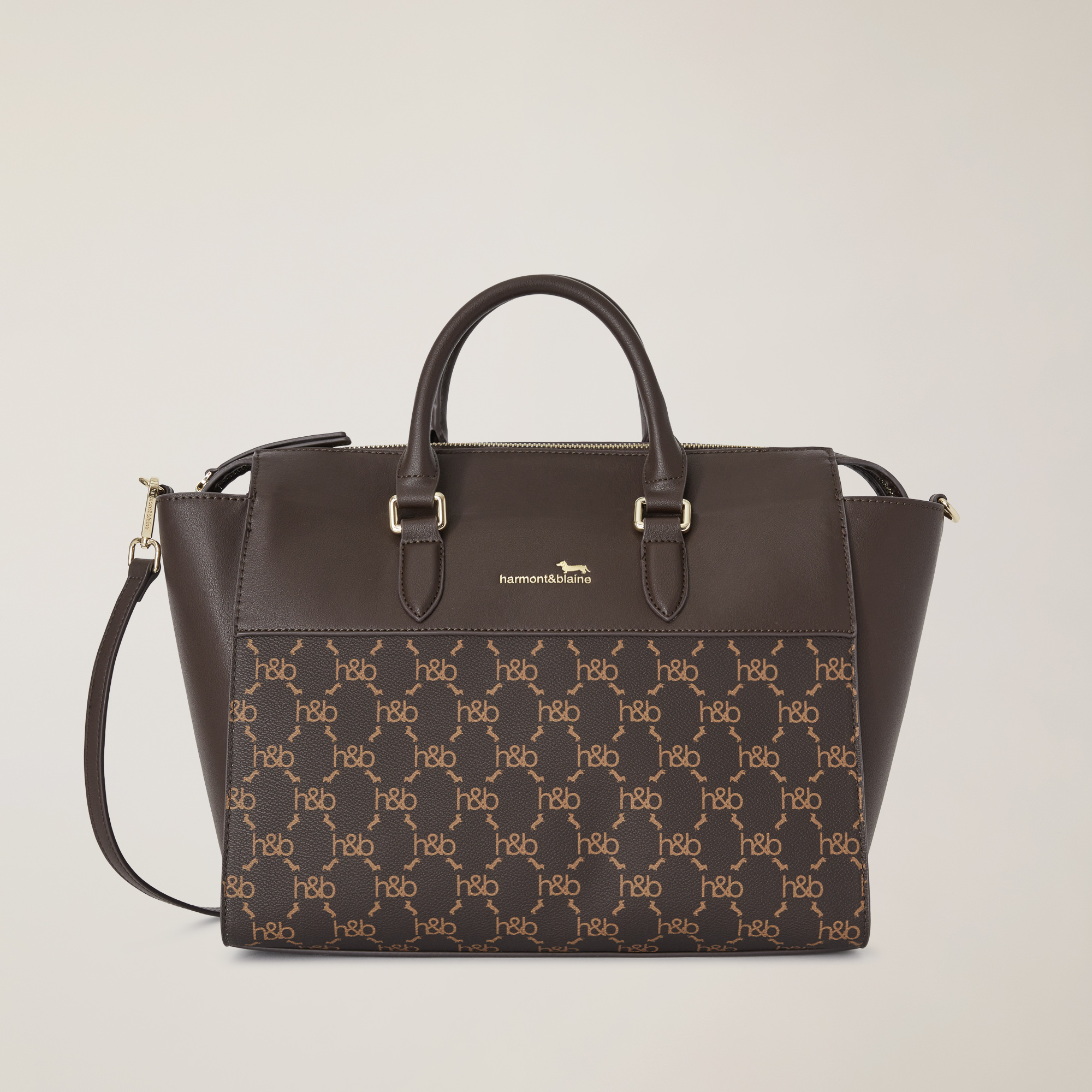 H&B Monogram Shopper Bag