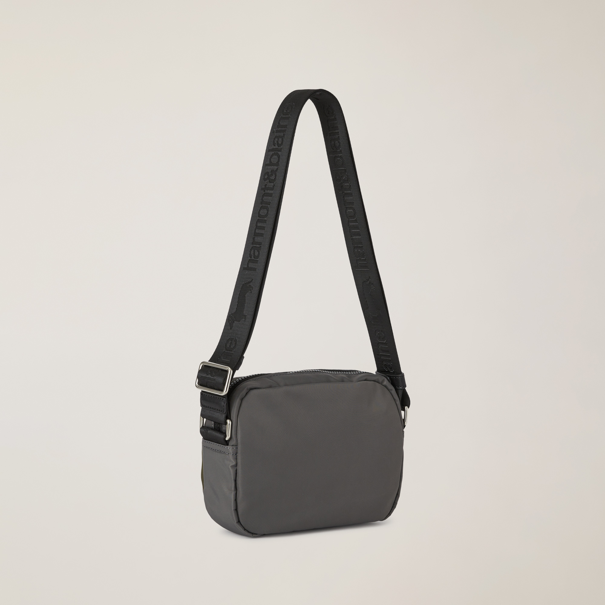 Borsa A Tracolla Con Tasche, Grigio, large image number 1