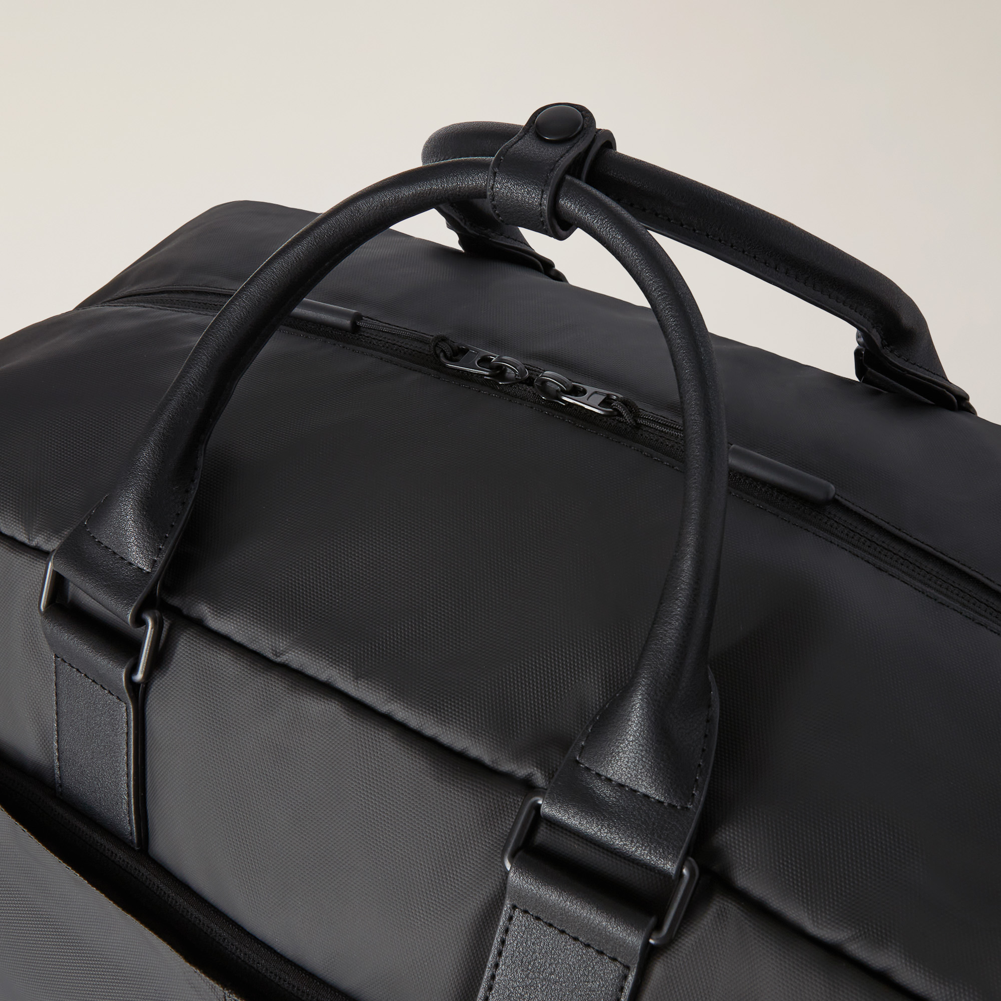 Travel Bag with Pockets, Black, large image number 2