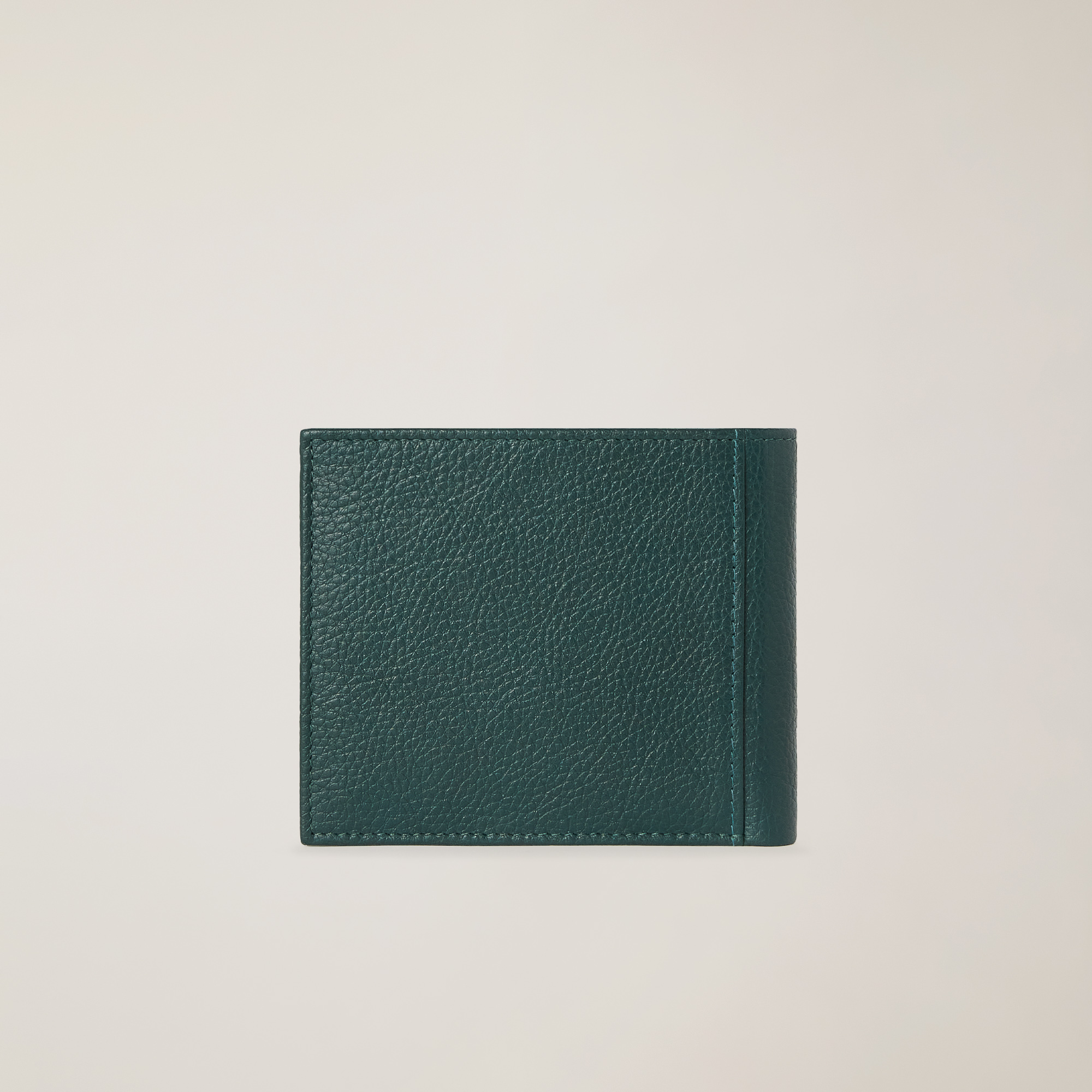 Bifold Wallet with Logo, Green, large image number 1